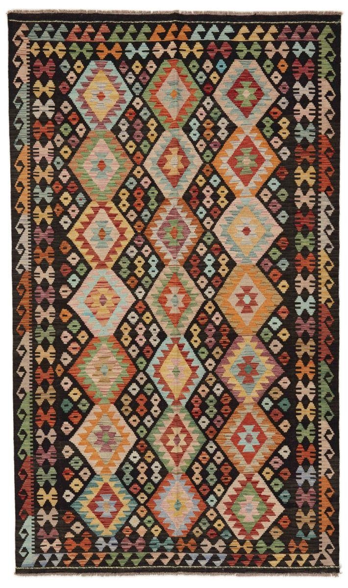Trading, Handgewebter Orientteppich rechteckig, Kelim Höhe: 155x267 Nain Afghan Orientteppich, 3 mm
