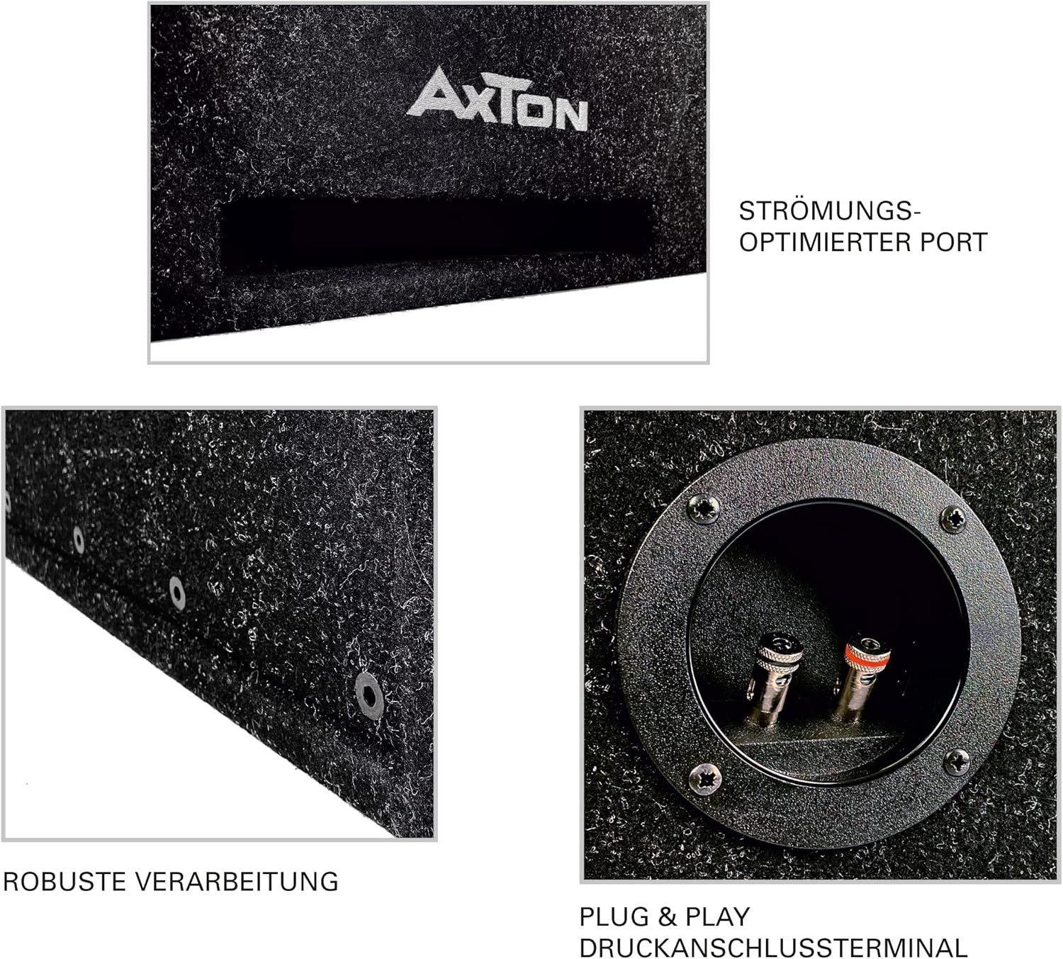 Axton Axton ATB220 Bandpasssubwoofer Auto-Subwoofer