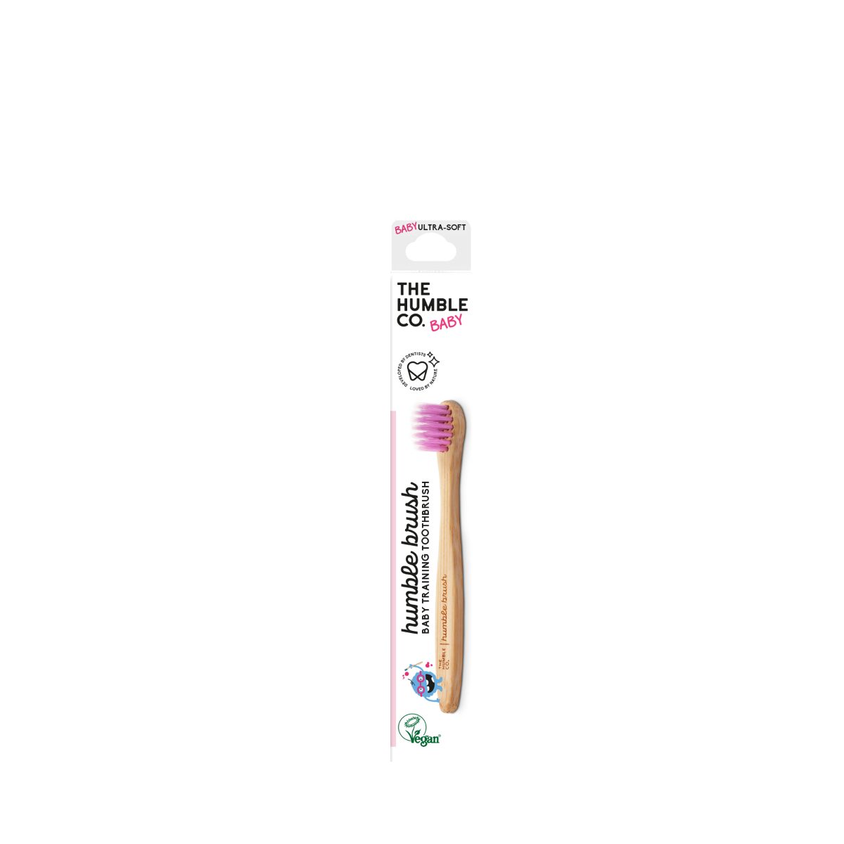 The Humble Co. Zahnbürste Humble Brush Baby Bambuszahnbürste ultrasoft - Lila