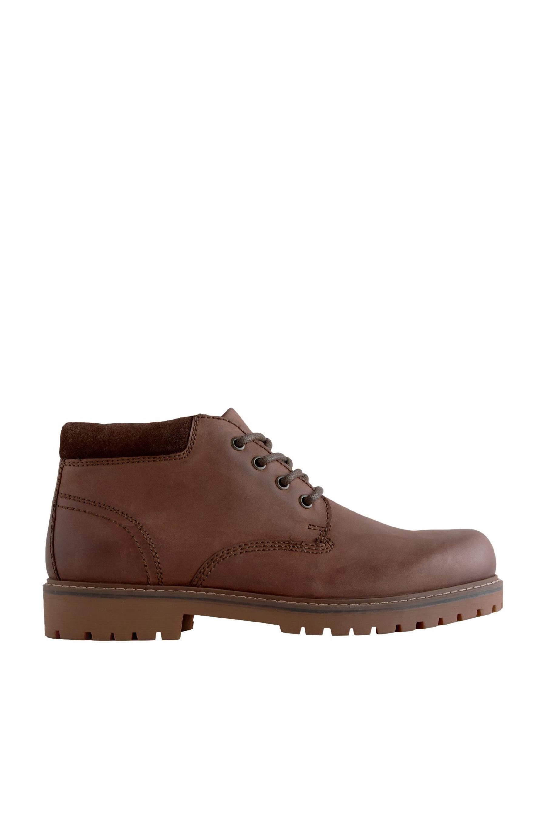 Robuste Lederstiefeletten Stiefelette