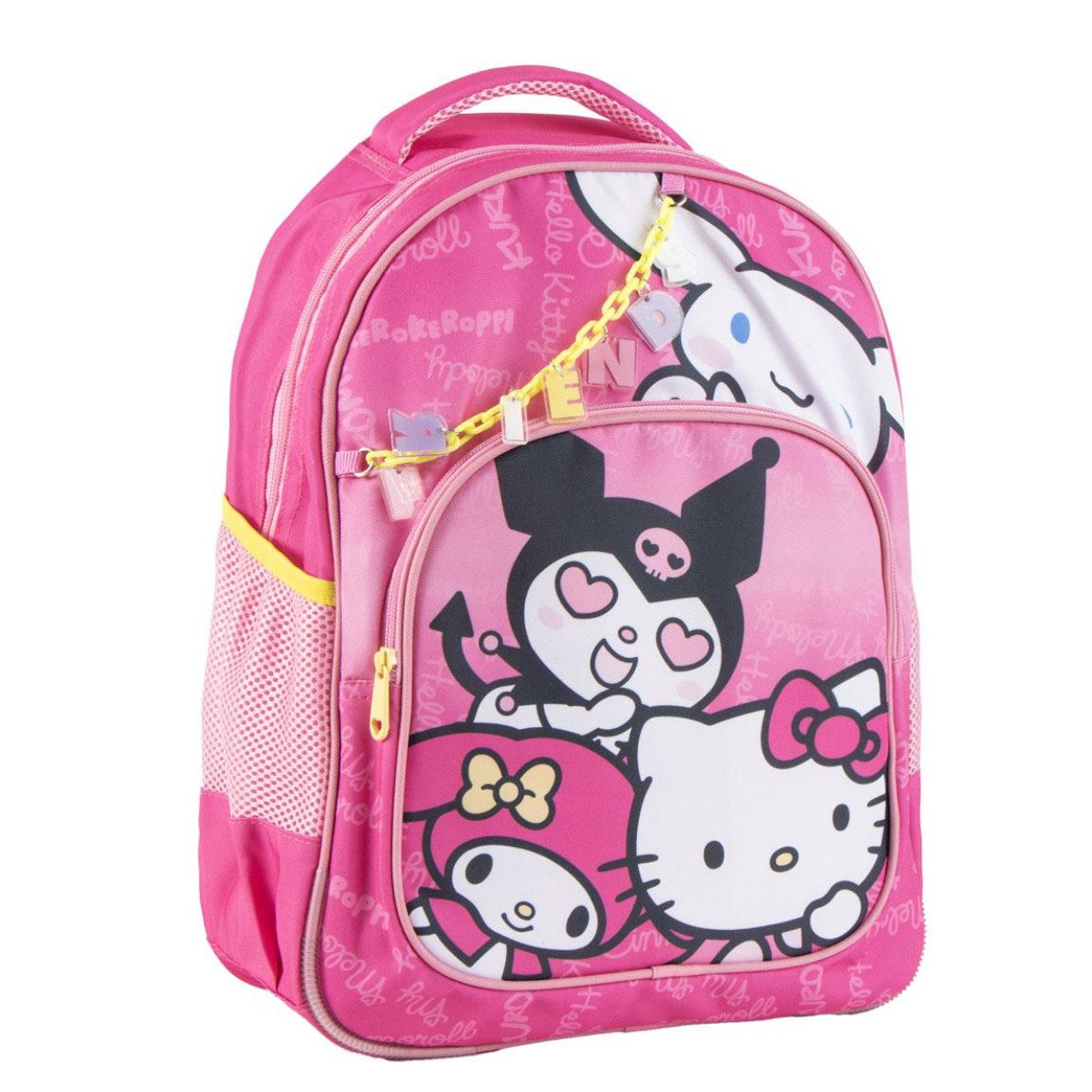 Hello Kitty Kinderrucksack Kinder Rucksack mittel für Schulweg Ausflug und Alltag