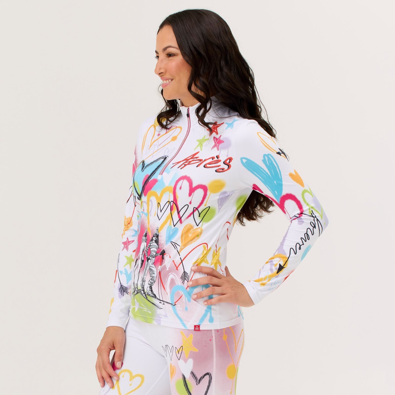 Krimson Klover Langarmshirt Graffiti Girls Top (1-tlg) günstig online kaufen