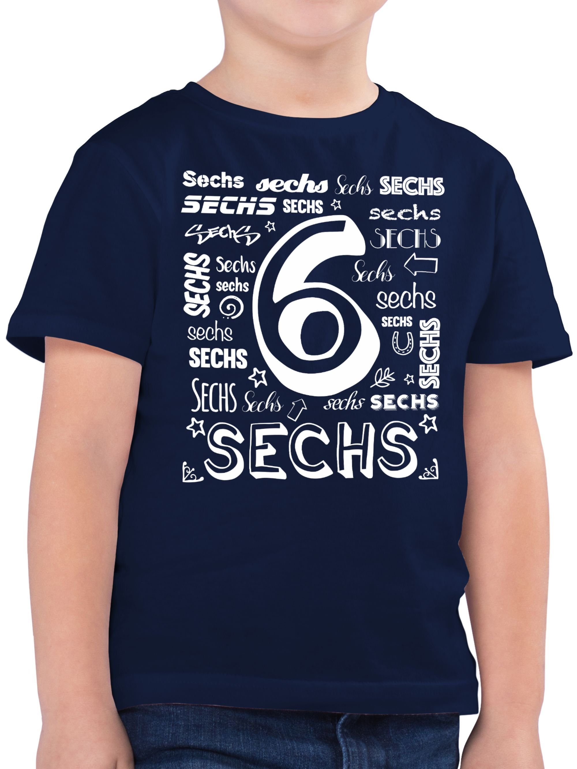 T-Shirt Sechster Zahlen