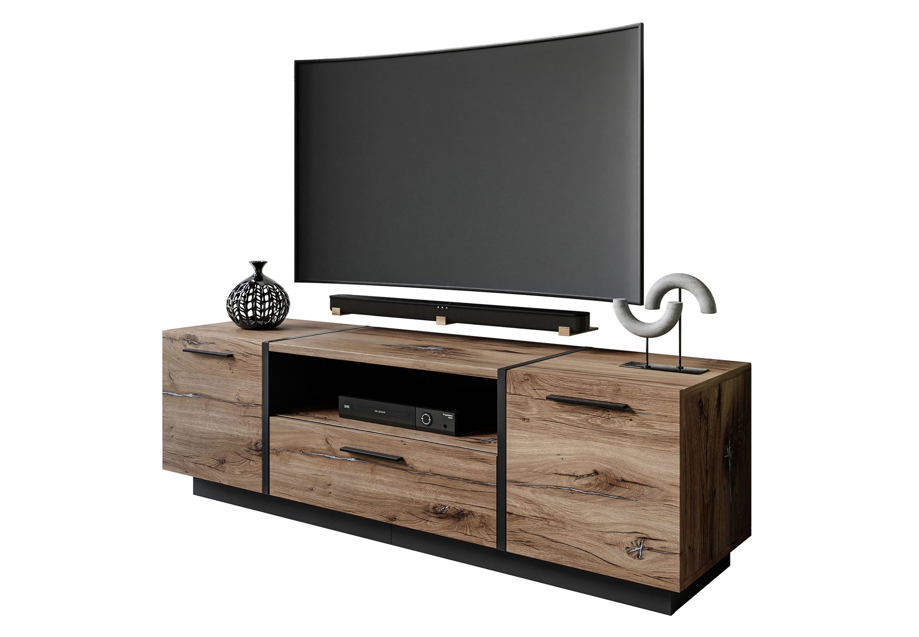 Lookway TV-Schrank ONYX LOFT auf Sockel