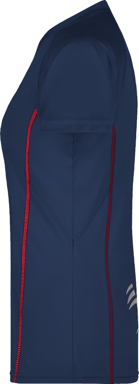 James & Nicholson Laufshirt Doppelpack Damen Sportshirt mit reflektierenden Details JN422 (Doppelpack, 2 Stück) Feuchtigkeitsregulierend, atmungsaktiv und schnell trocknend