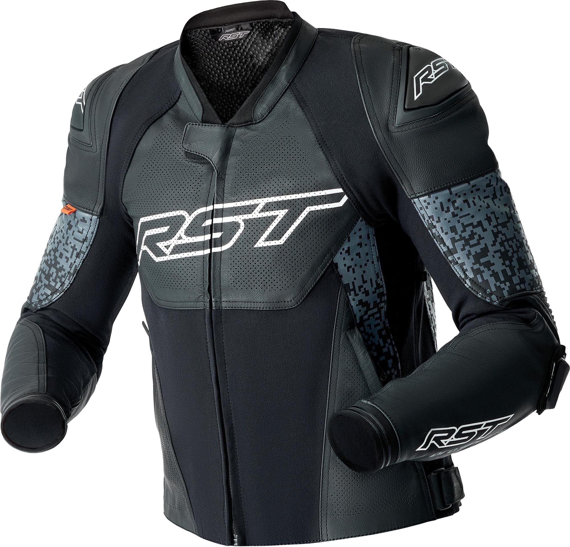 Motorradjacke Pro Series Supersport-K D3O perforierte Motorrad Lederjacke