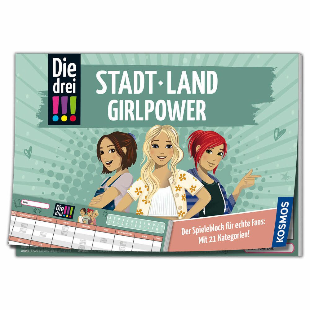 Spiel Die drei !!! Stadt Land Girlpower
