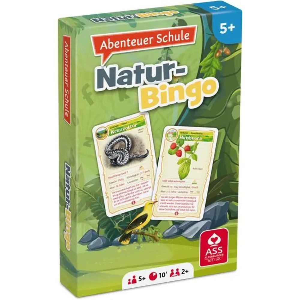 Cartamundi Spiel Abenteuer Schule - Natur Bingo