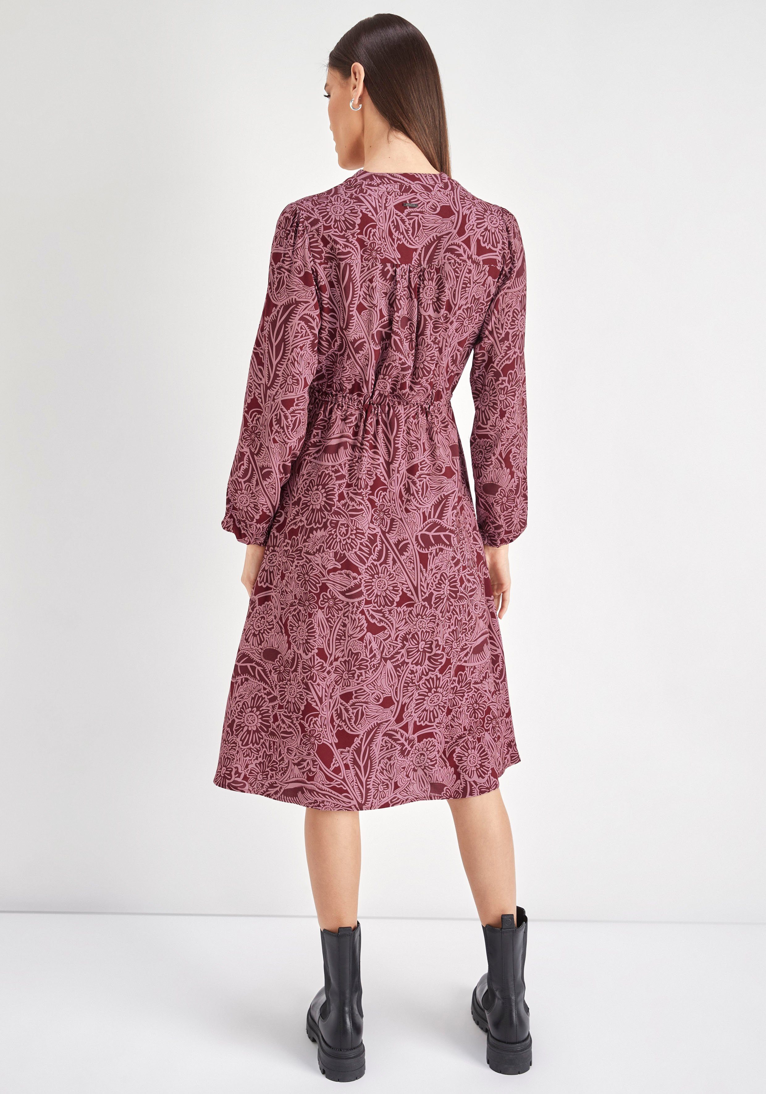 floralem mit All-Over Druckkleid Print HECHTER PARIS