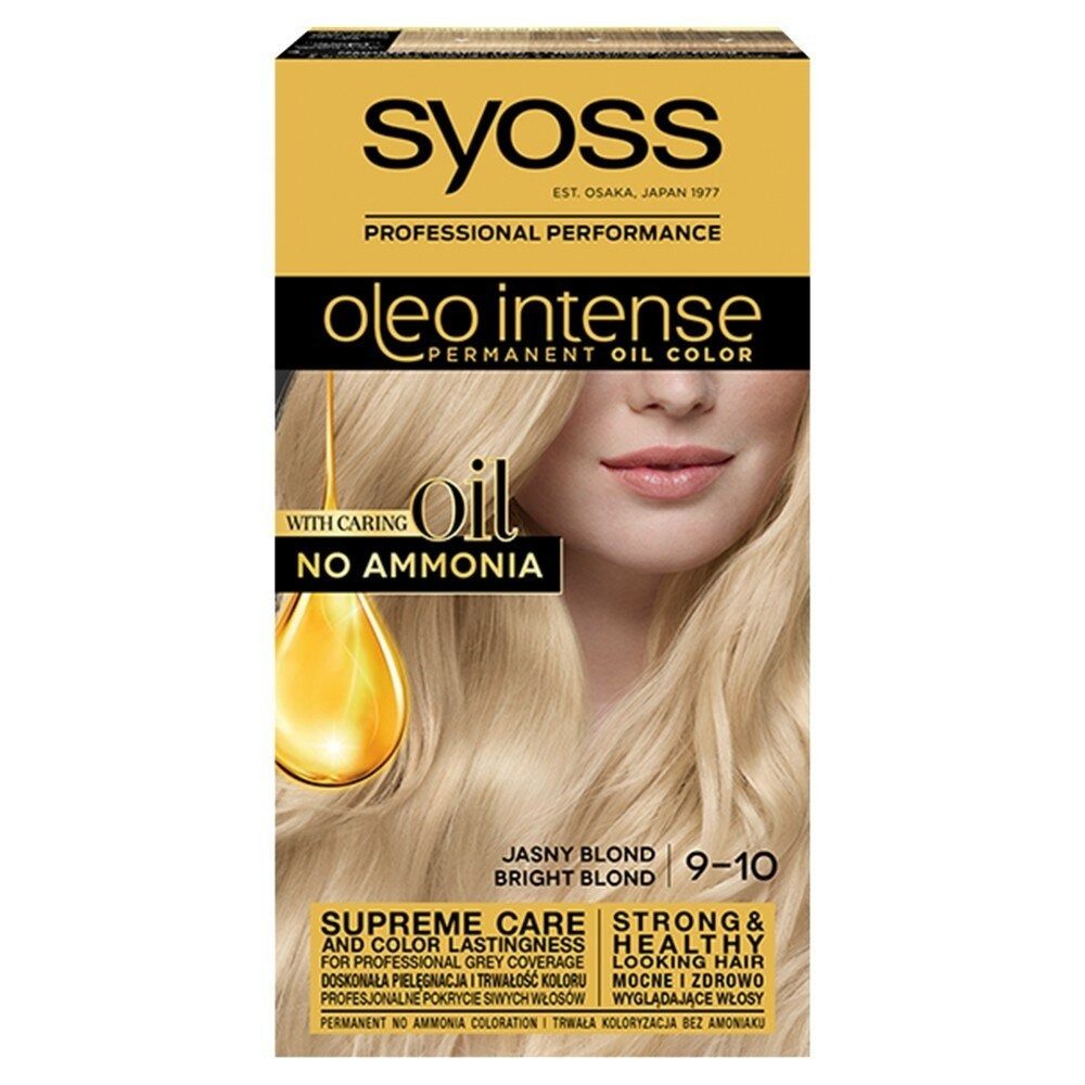 Syoss Haarfarbe SYOSS Oleo Intense permanente Haarfarbe mit Ölen 9-10 Hellblond