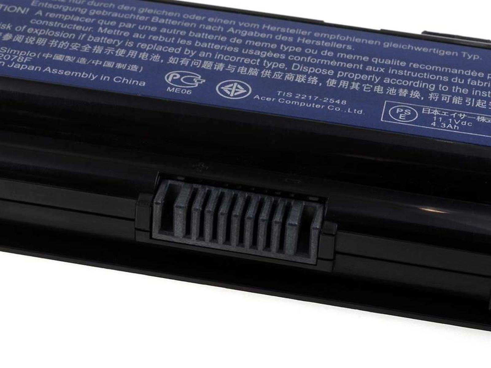 Powery Akku für Acer Typ Typ AS10D75 Standardakku Laptop-Akku 4400 mAh (10.8 V)