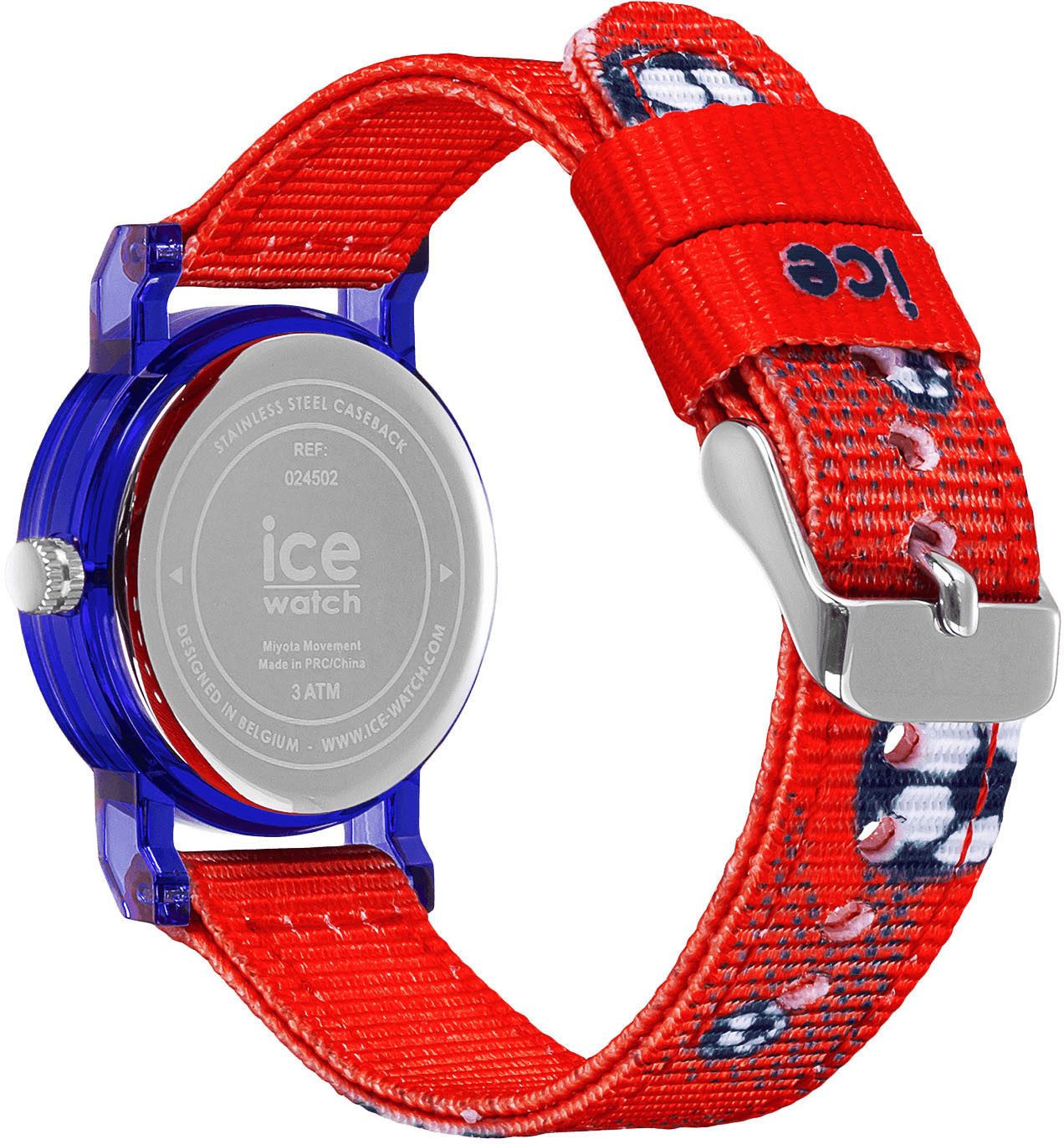 ice-watch Quarzuhr ICE learning - Boy - Extra Small - 3H 024502, Armbanduhr,Kinderuhr,Lernuhr,Jungen,Schulanfang,Geschenkidee,Fußball