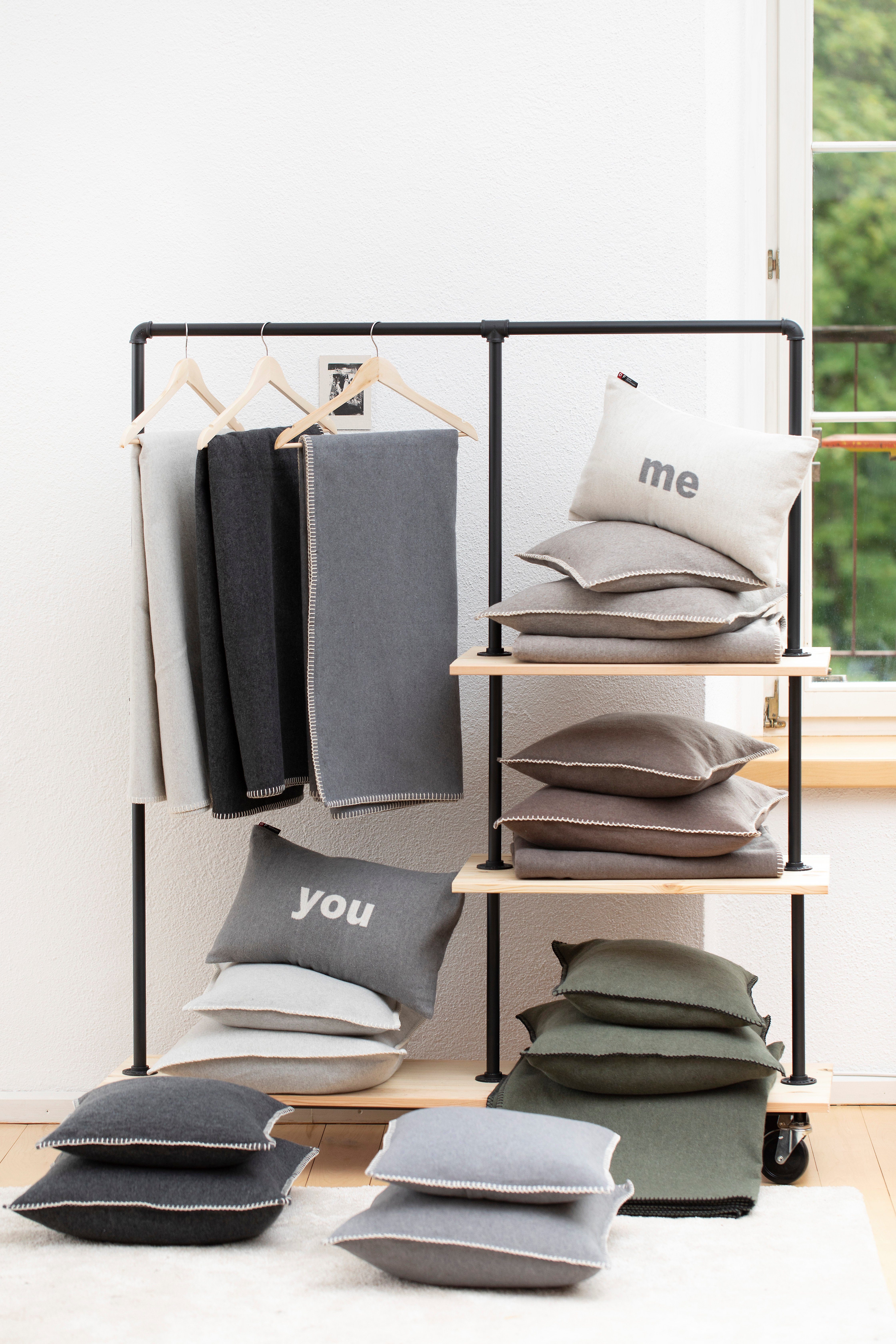 DAVID FUSSENEGGER Kissenbezug Kissenhülle Sylt 'Uni', Flanell