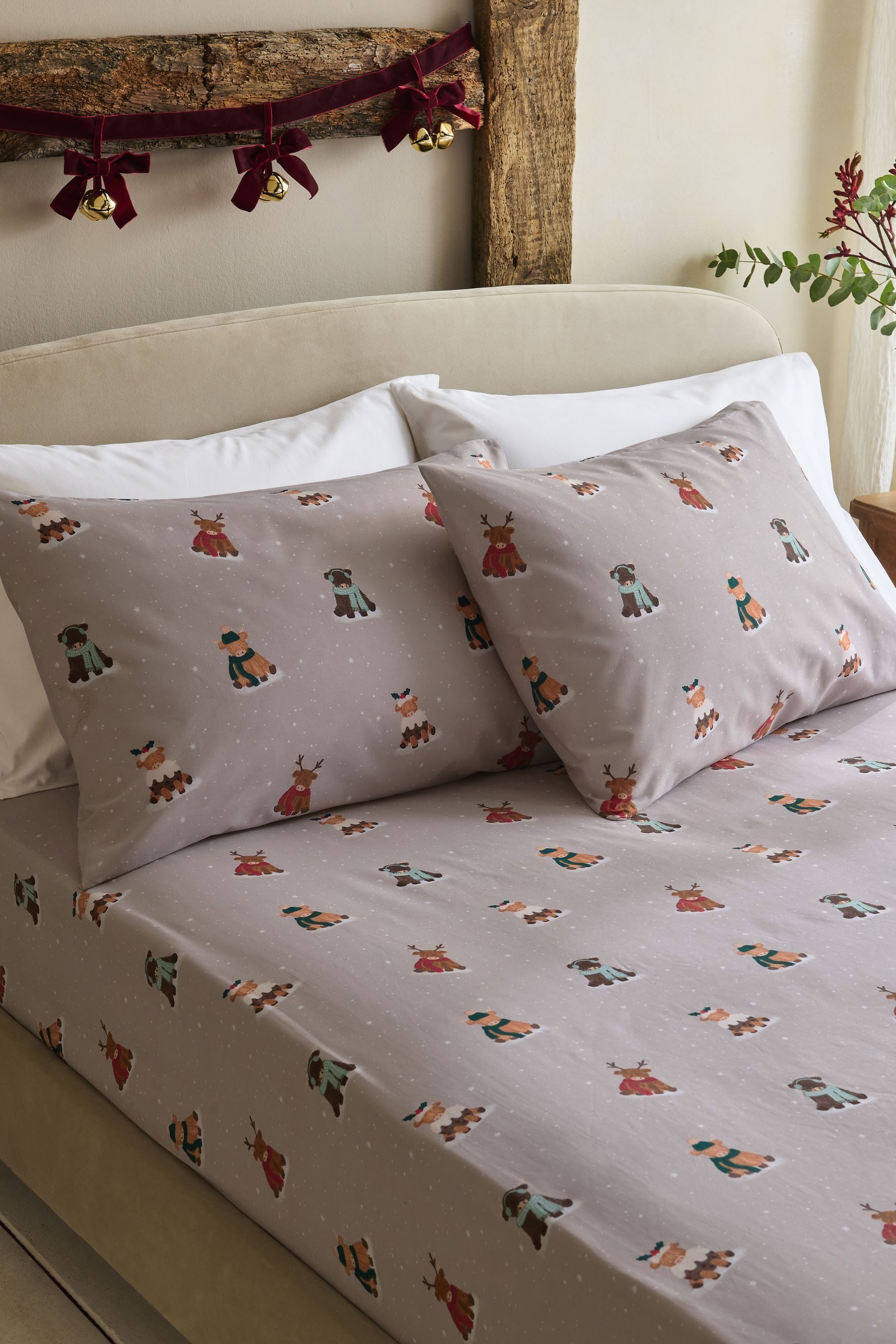 Next Spannbettlaken Weihnachtsset mit Spannbettlaken und günstig online kaufen