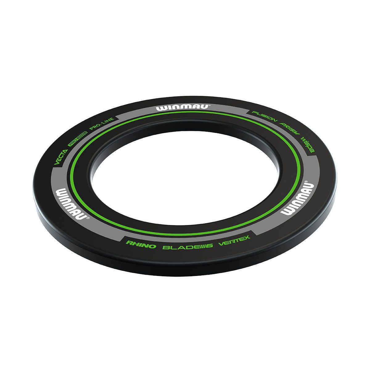 Winmau Dart-Wandschutz Surround Advance black/green 4455, Dartscheibe Dart Scheibe Darts
