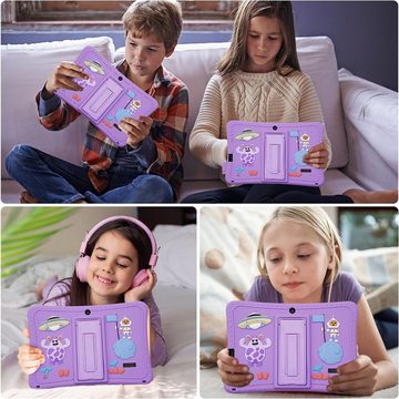 KeepUs K7 Tablet für Kinder, Mit GMS zertifiziert, 2 GB RAM Tablet (7", 32 GB, Android 11, WiFi Dual-Kameras Kindersicherung Lern-mit Kid-Proof Schutzhülle)