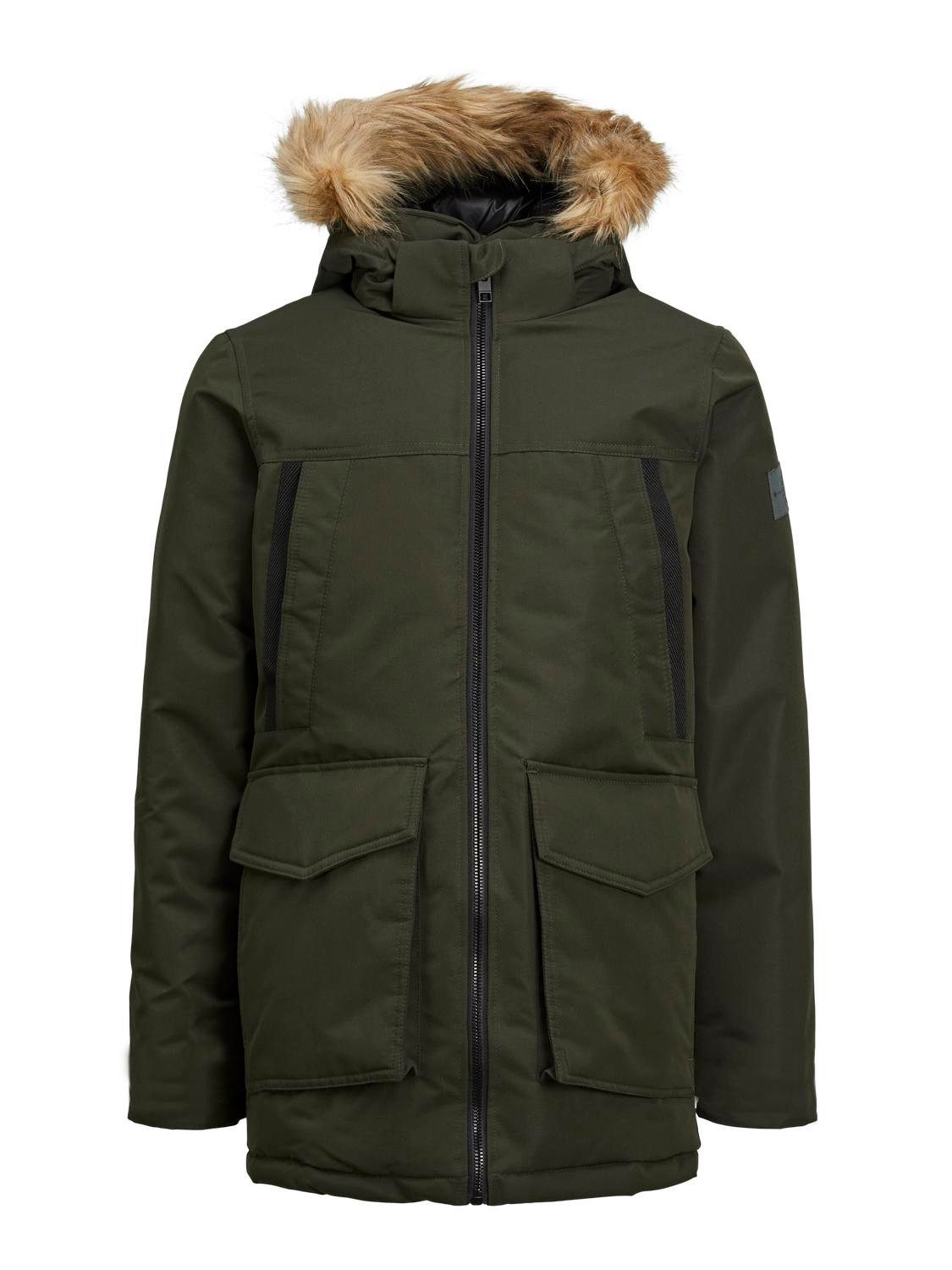 Jack & Jones Junior Parka Kinder Jungen Winterjacke Jacke JJECRAFT PARKA SN JNR – Bild 2 von 3