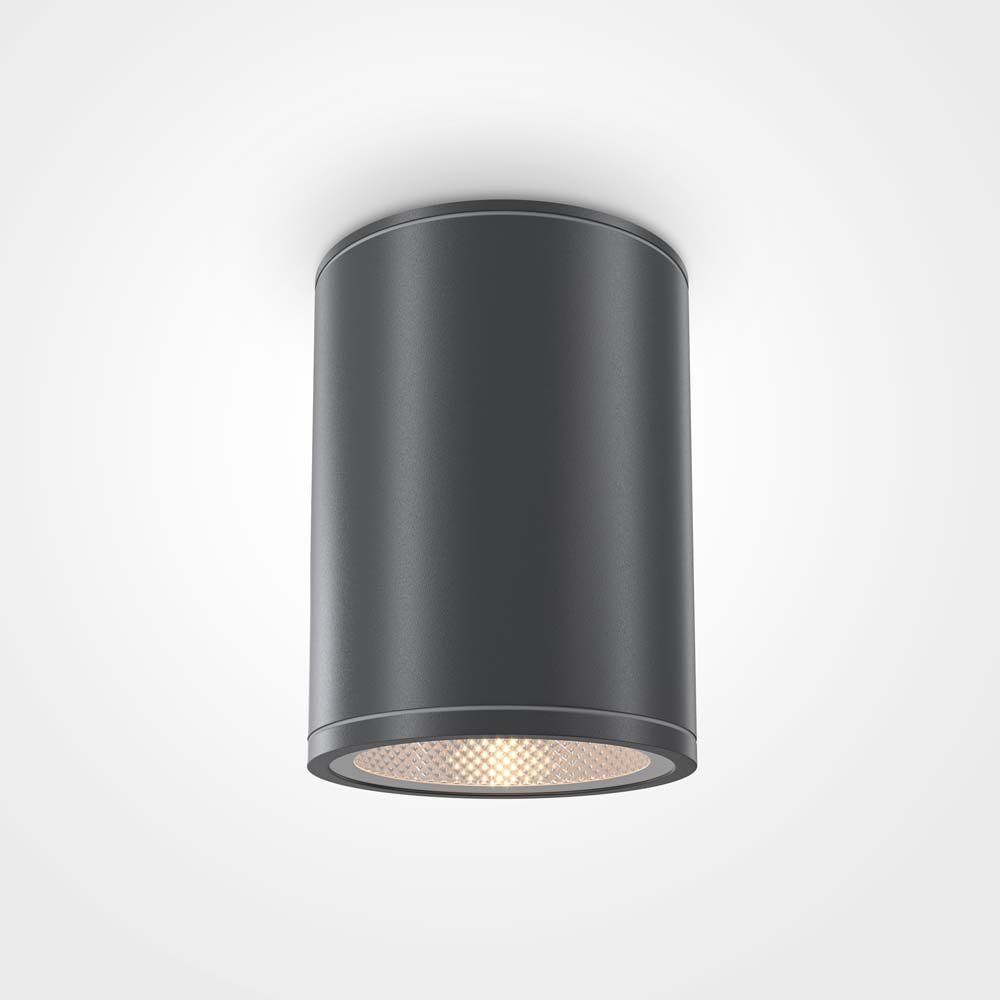 Maytoni Deckenleuchte, LED-Leuchtmittel fest verbaut, Warmweiß, Deckenleuchte LED Wohnzimmerlampe Esszimmerleuchte Metall Graphit H