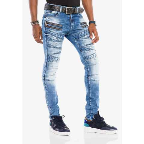 Cipo & Baxx Bequeme Jeans im stylischen Look in Straight Fit