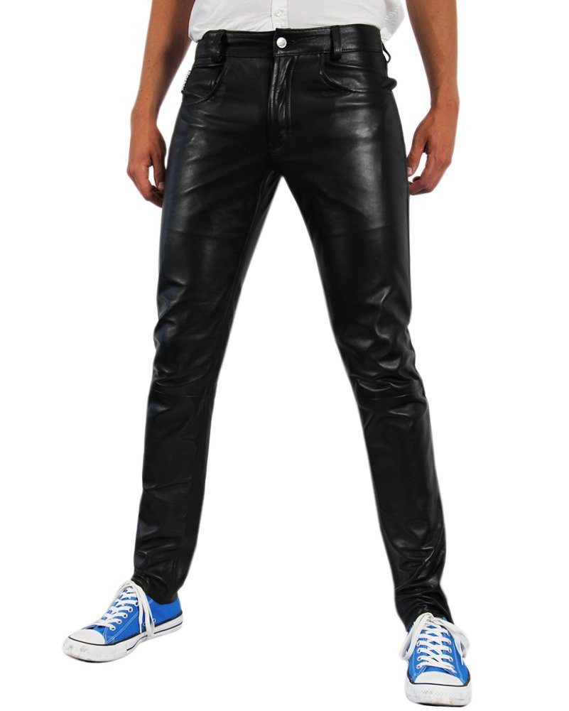 BOCKLE Lederhose Bockle® Tube Lamb Herren Lederhose Lederjeans günstig online kaufen