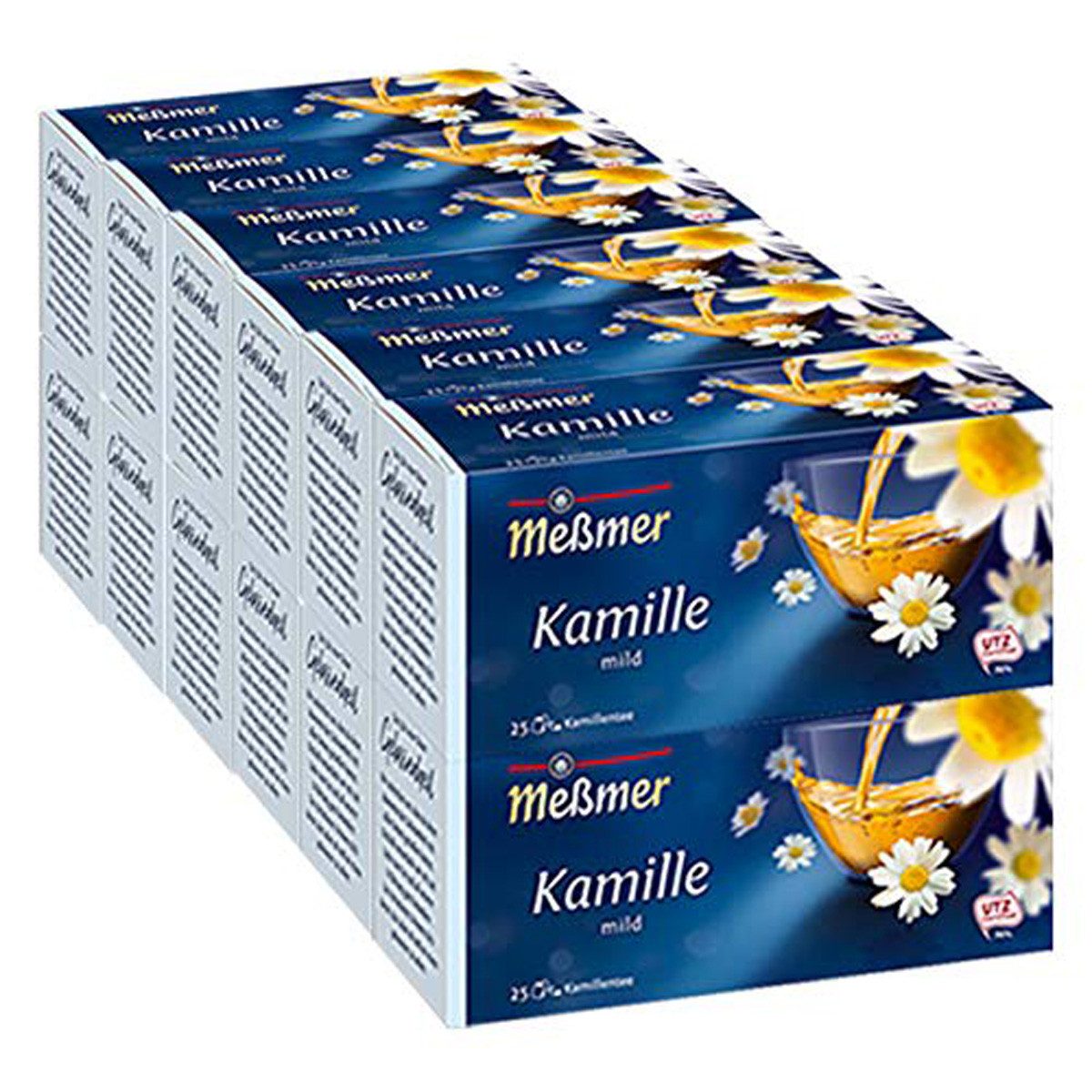 Meßmer Tee, Meßmer Kamille Teegetränk milder blumiger Kräutertee 37g 12er Pack