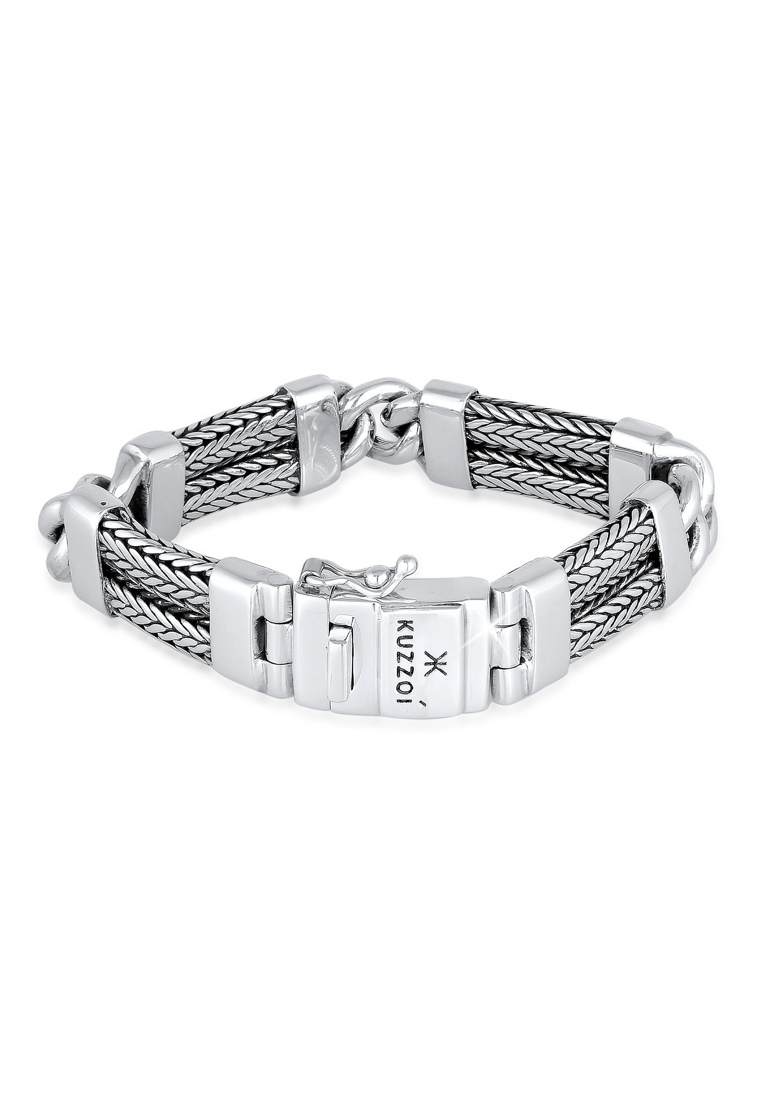 Kuzzoi Armband Herren Panzer Gliederarmband Modern günstig online kaufen