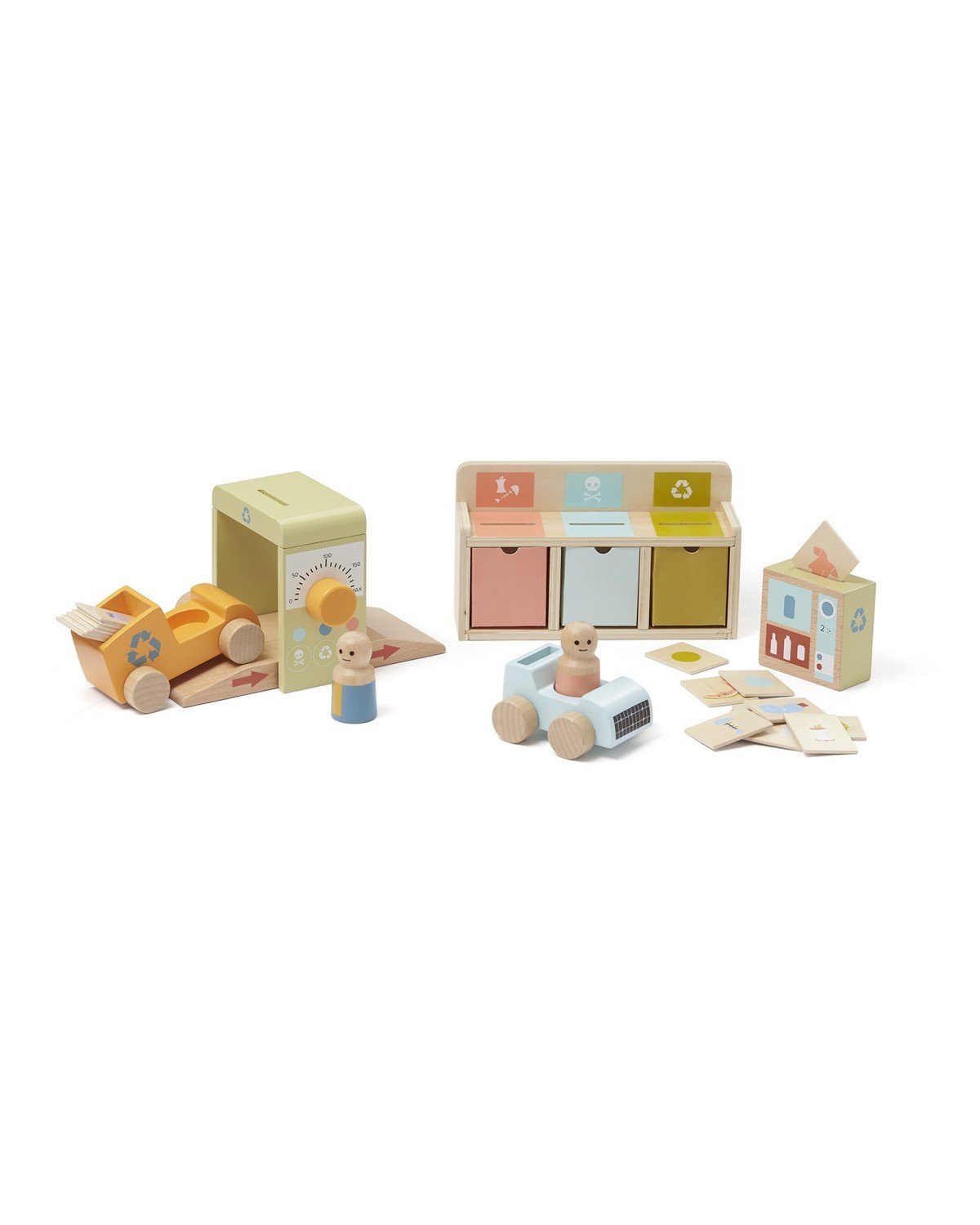 Kinder-Haushaltsset Rollenspiel Recycling Station Aiden