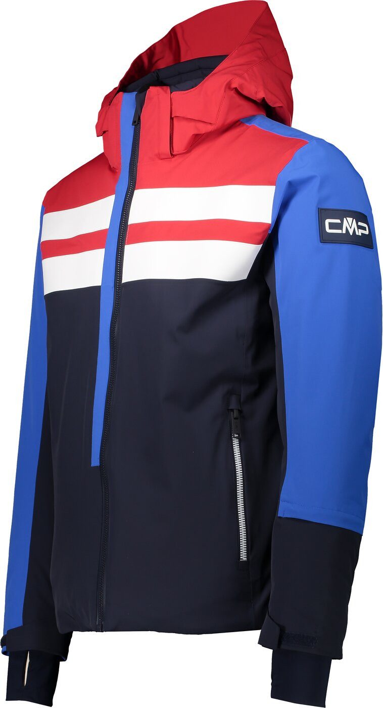 CMP Skijacke MAN JACKET ZIP HOOD N950 BLACK BLUE