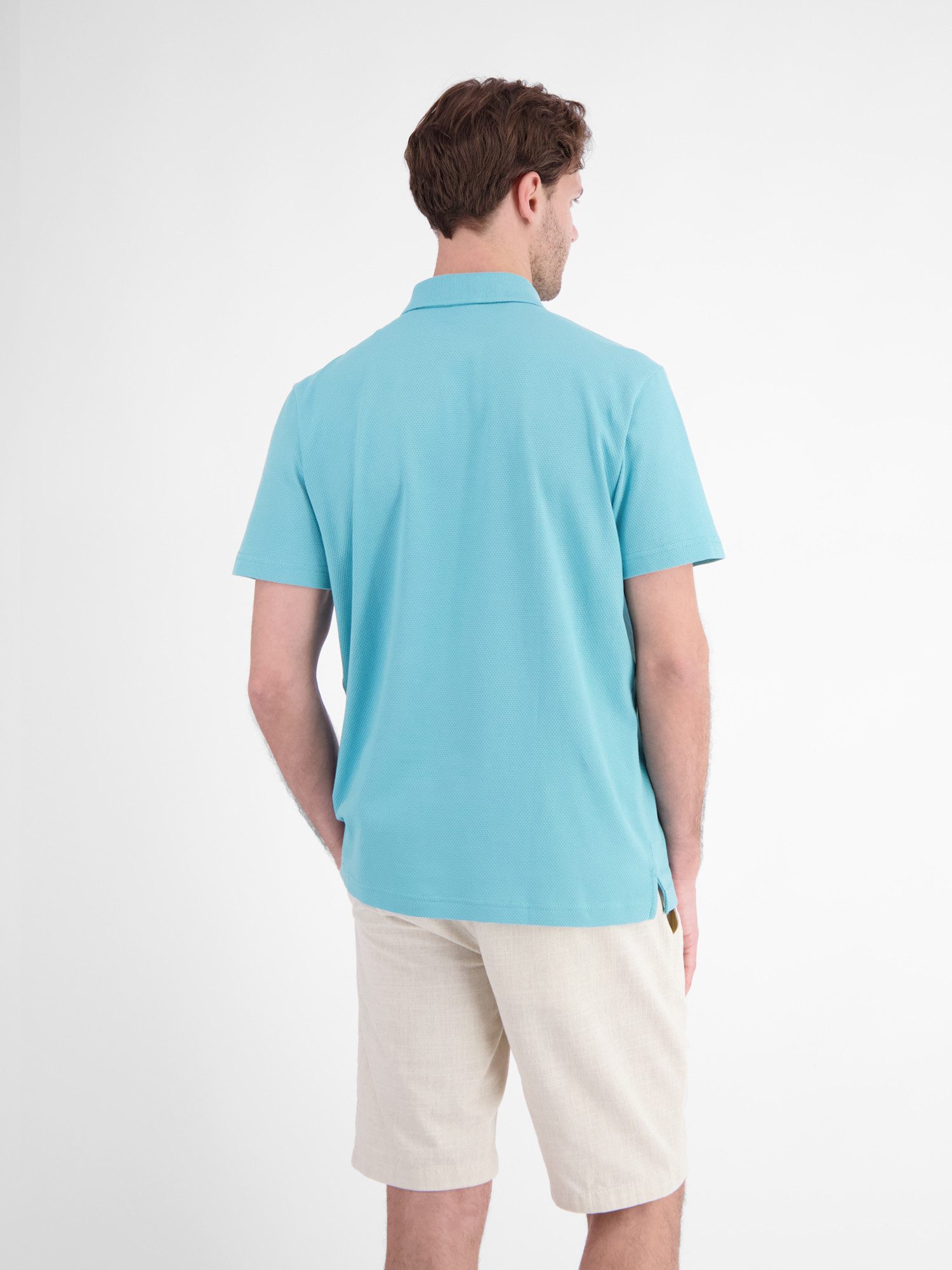 LERROS Poloshirt Maskulines Poloshirt aus Baumwolle mit griffiger Struktur