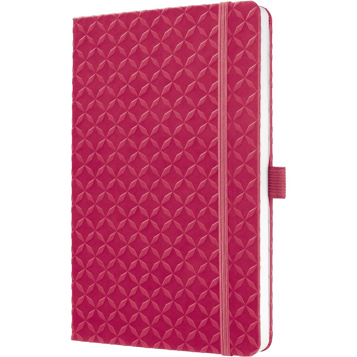 Formularblock Notizbuch Jolie® ca. DIN A5 liniert, fuchsia pink Hardcover 174 Seiten