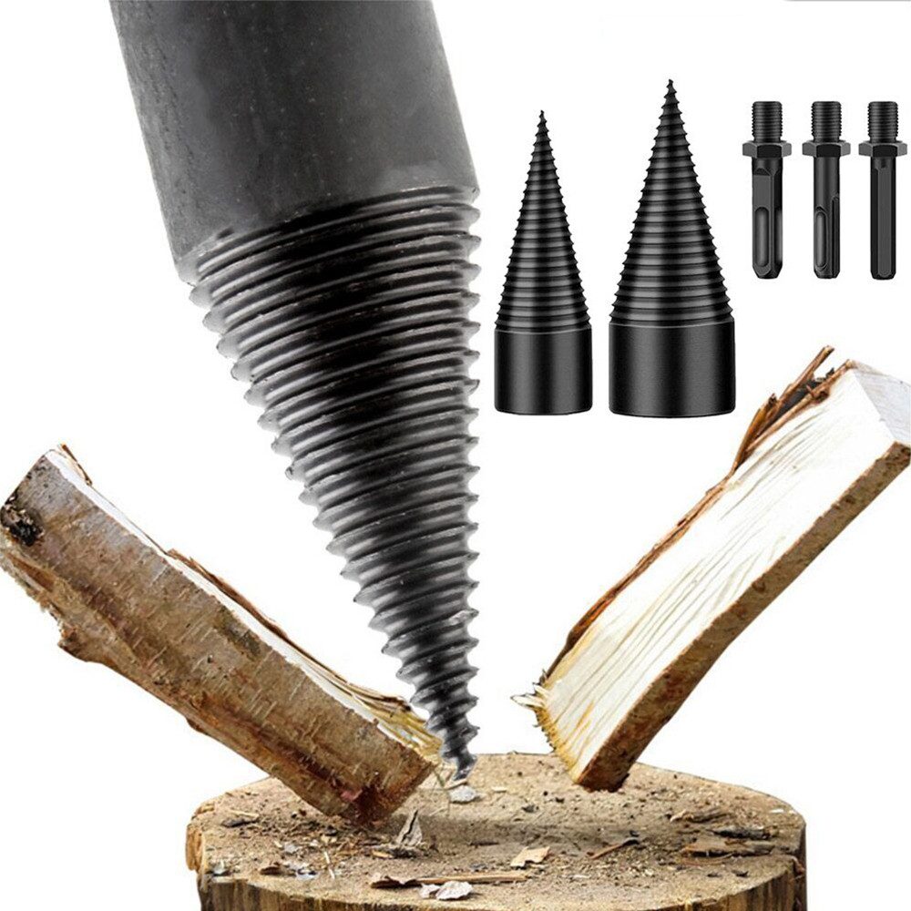 PRIISF Holzspalter Mehrzweckbohrer Holzspaltbohrer Bohrkegel Karbonstahl Br günstig online kaufen