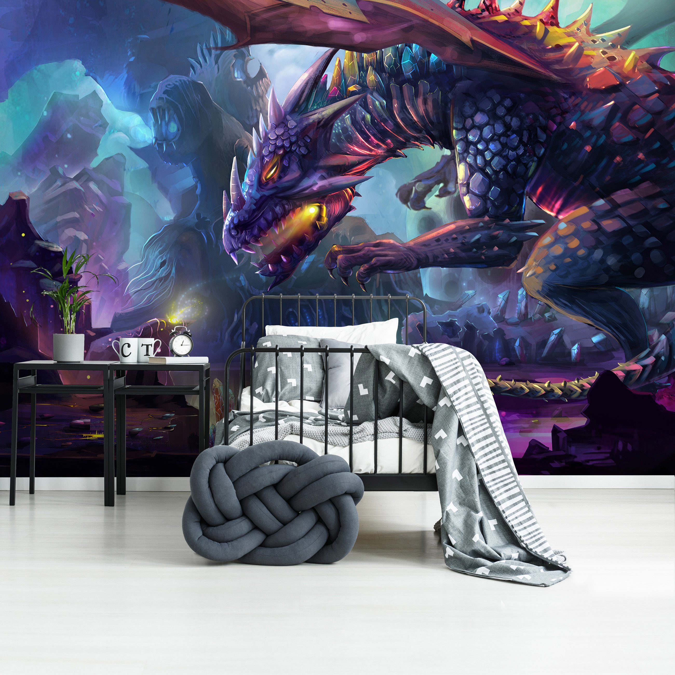 Wallarena Fototapete Kinderzimmer Junge Drachen Fantasy günstig online kaufen