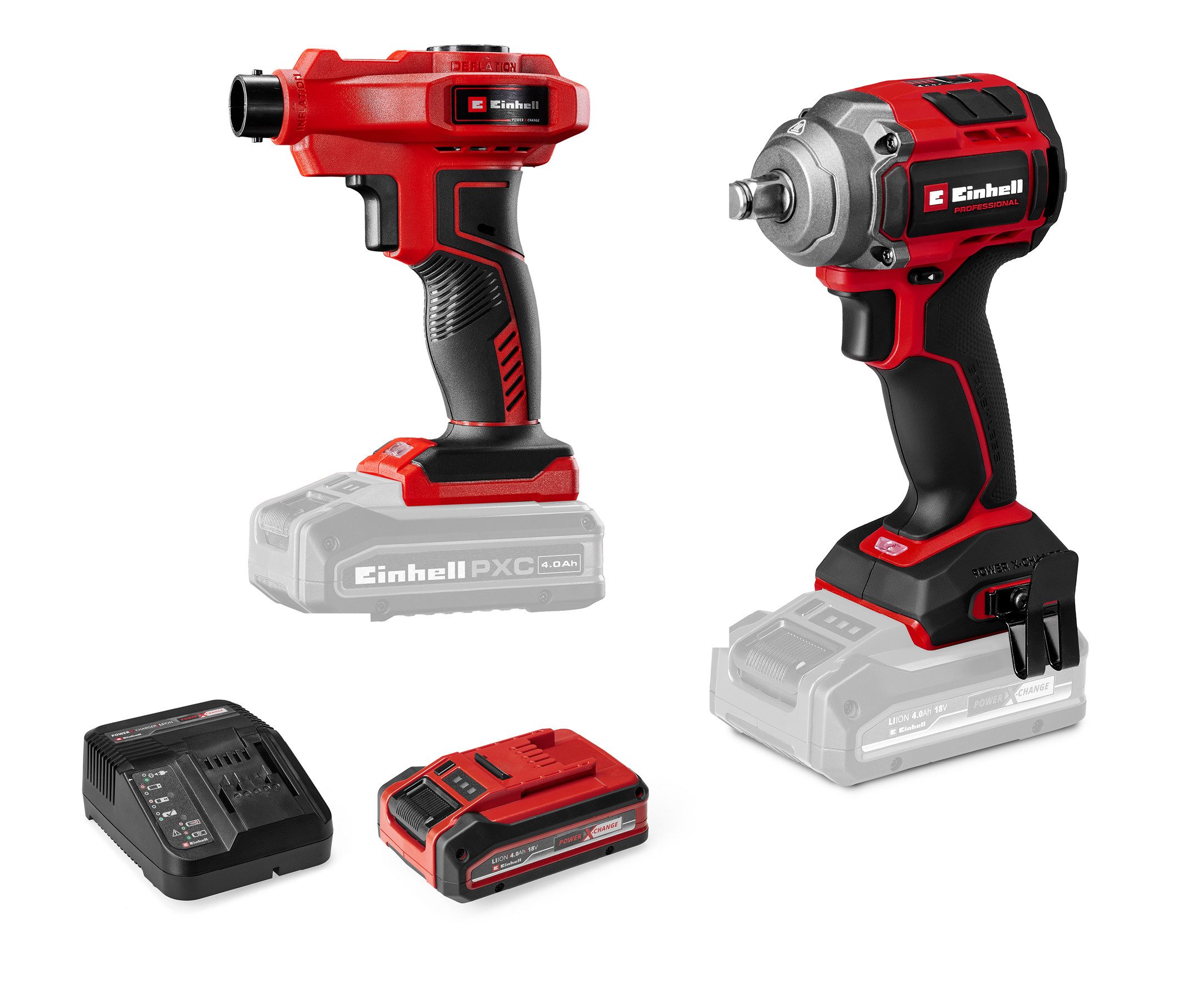 Einhell Akku-Schlagschrauber PROFESSIONAL Maschinen-Set TP-CW 18/350-C günstig online kaufen