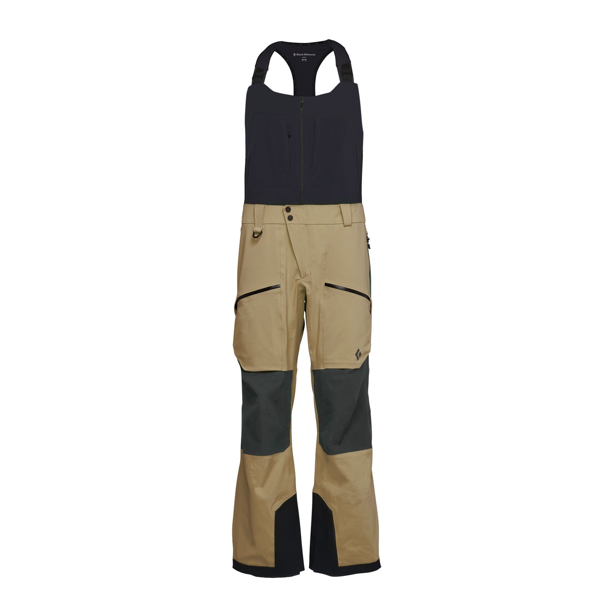 Black Diamond Hosenträger Black Diamond M Recon Pro Stretch Bib Herren Khaki - Smoke