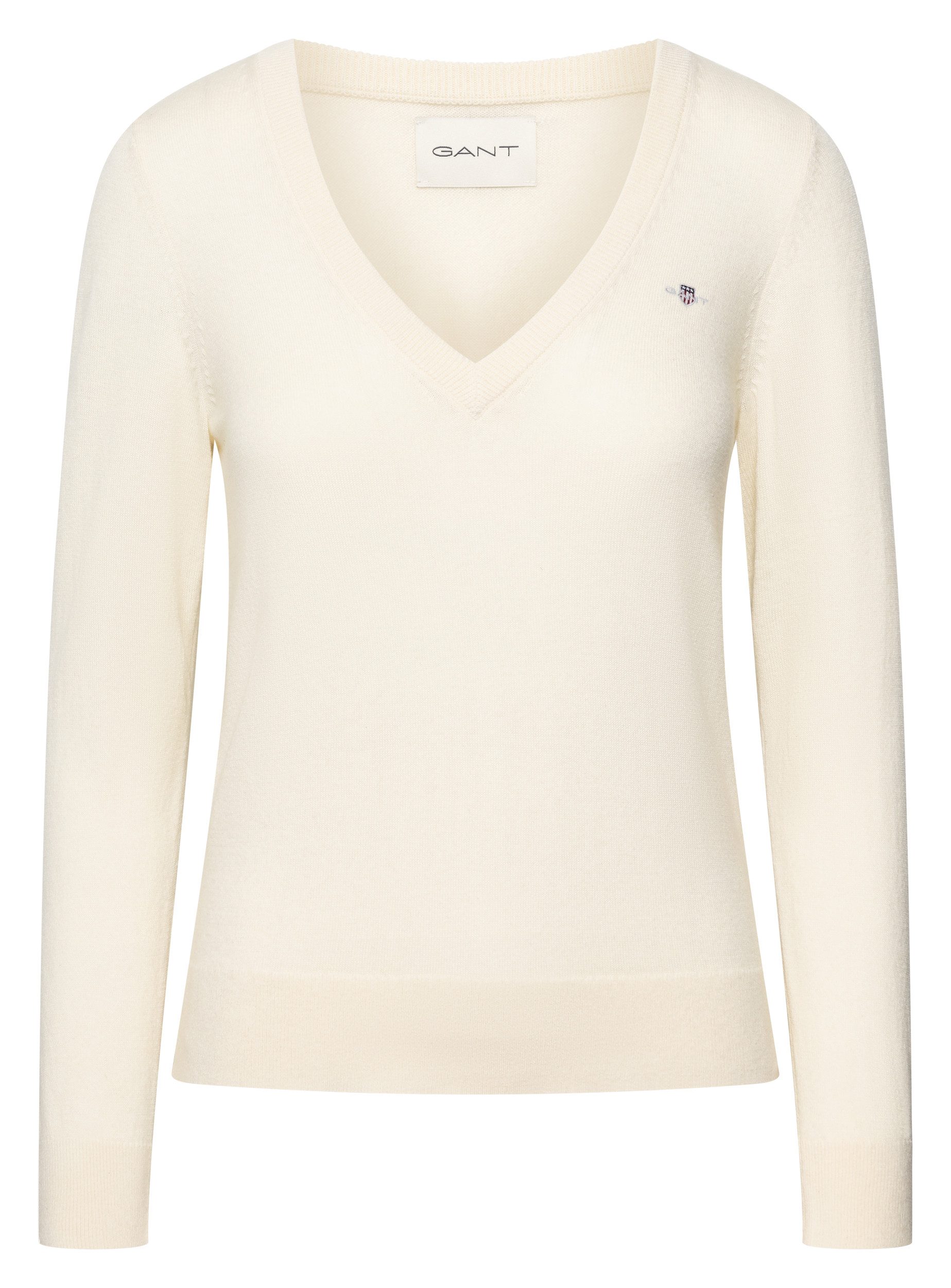 Gant Strickpullover WOOL COTTON V-NECK