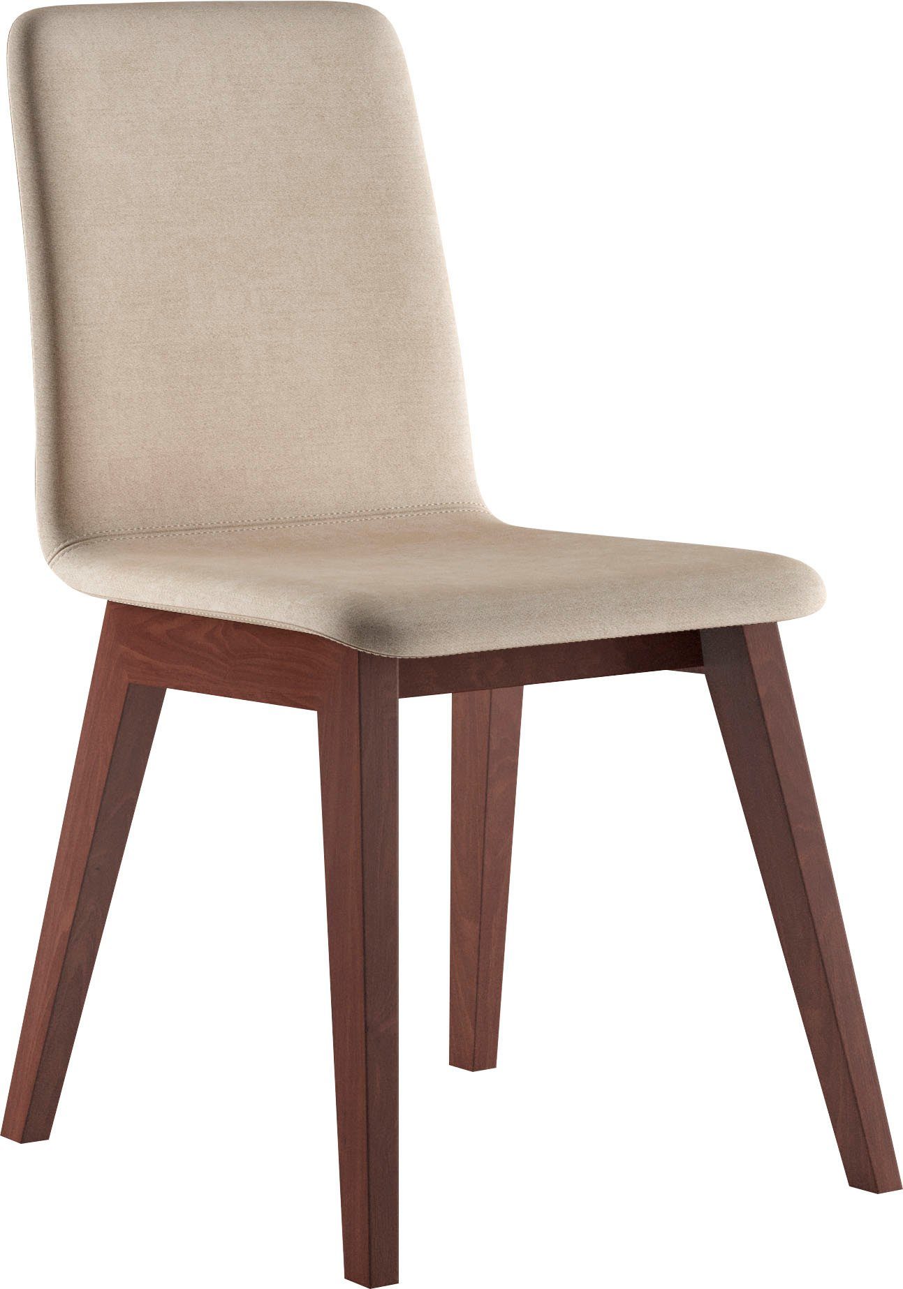 Home affaire Stuhl Sandy (Set, 2 St), mit verschiedenen Stuhlbeinfarben und Farbvarianten, Sitzhöhe 47 cm