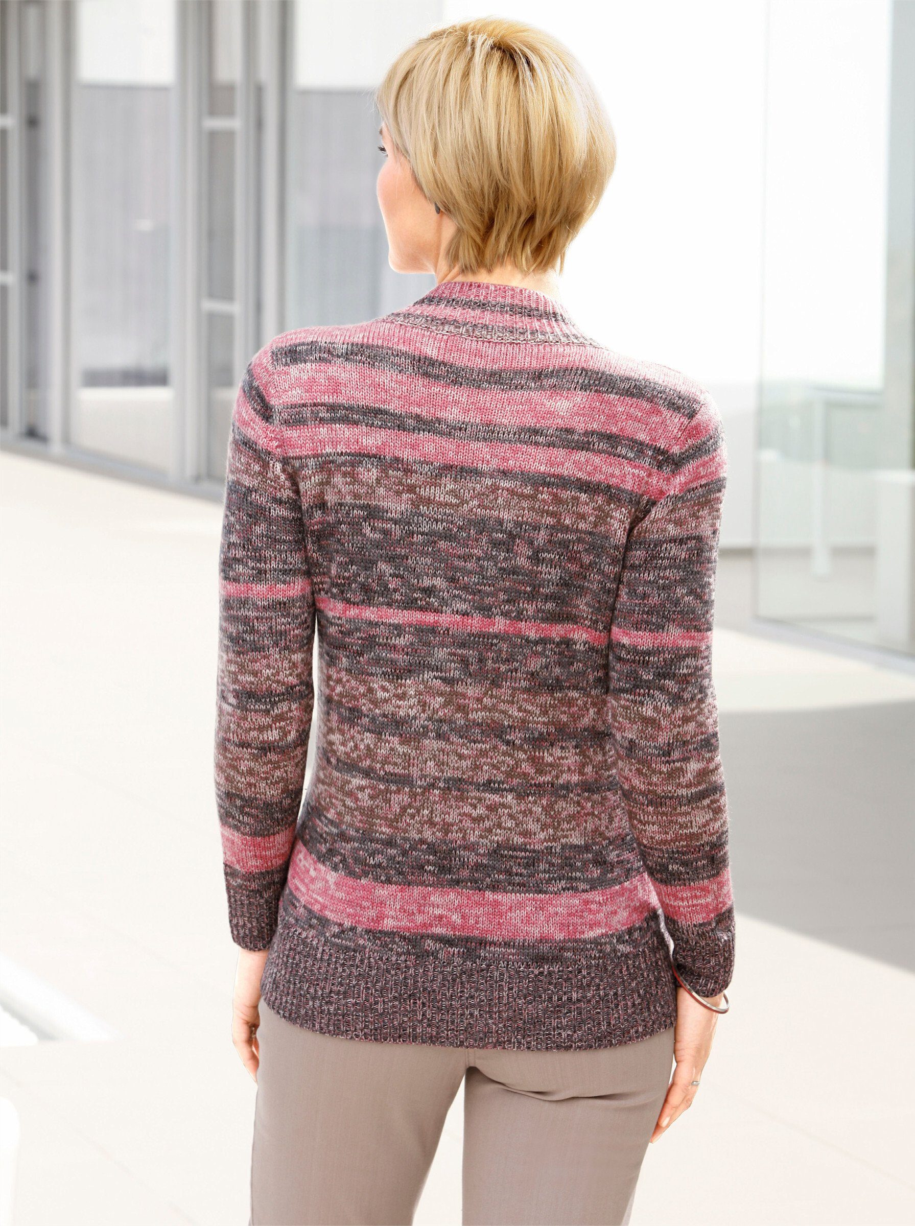 Witt Strickpullover V-Ausschnitt-Pullover günstig online kaufen