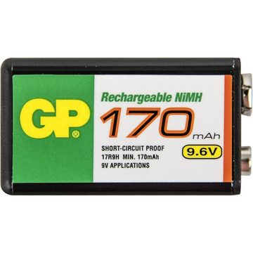 GP Batteries GP NiMH 9 V Block-Akku 170 mAh Akku