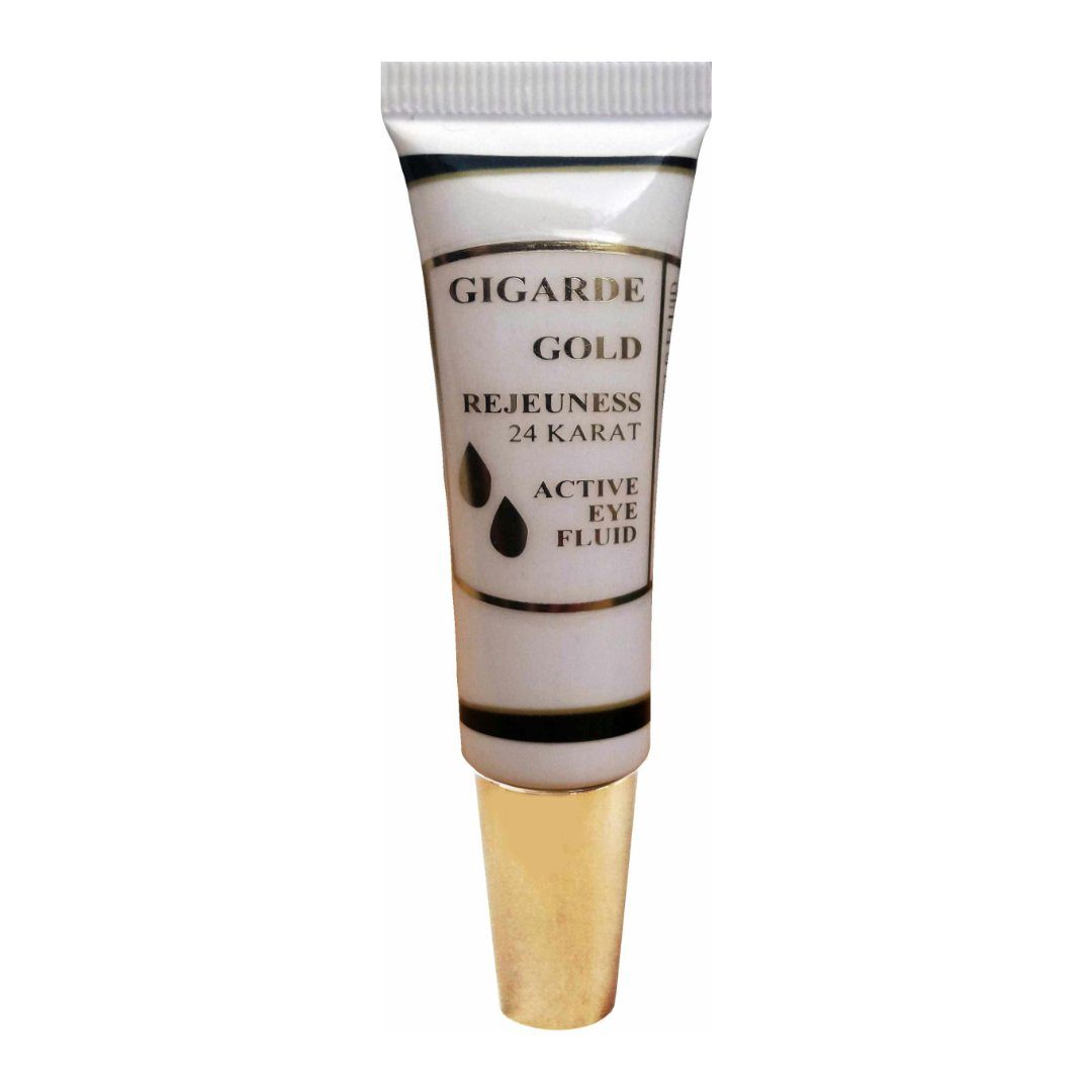 Gigarde Aloe Kosmetik GmbH GOLD Karat, Augenfluid 24 ml Eye 15 Augenfluid Hyaluron REJEUNESS Active Fluid