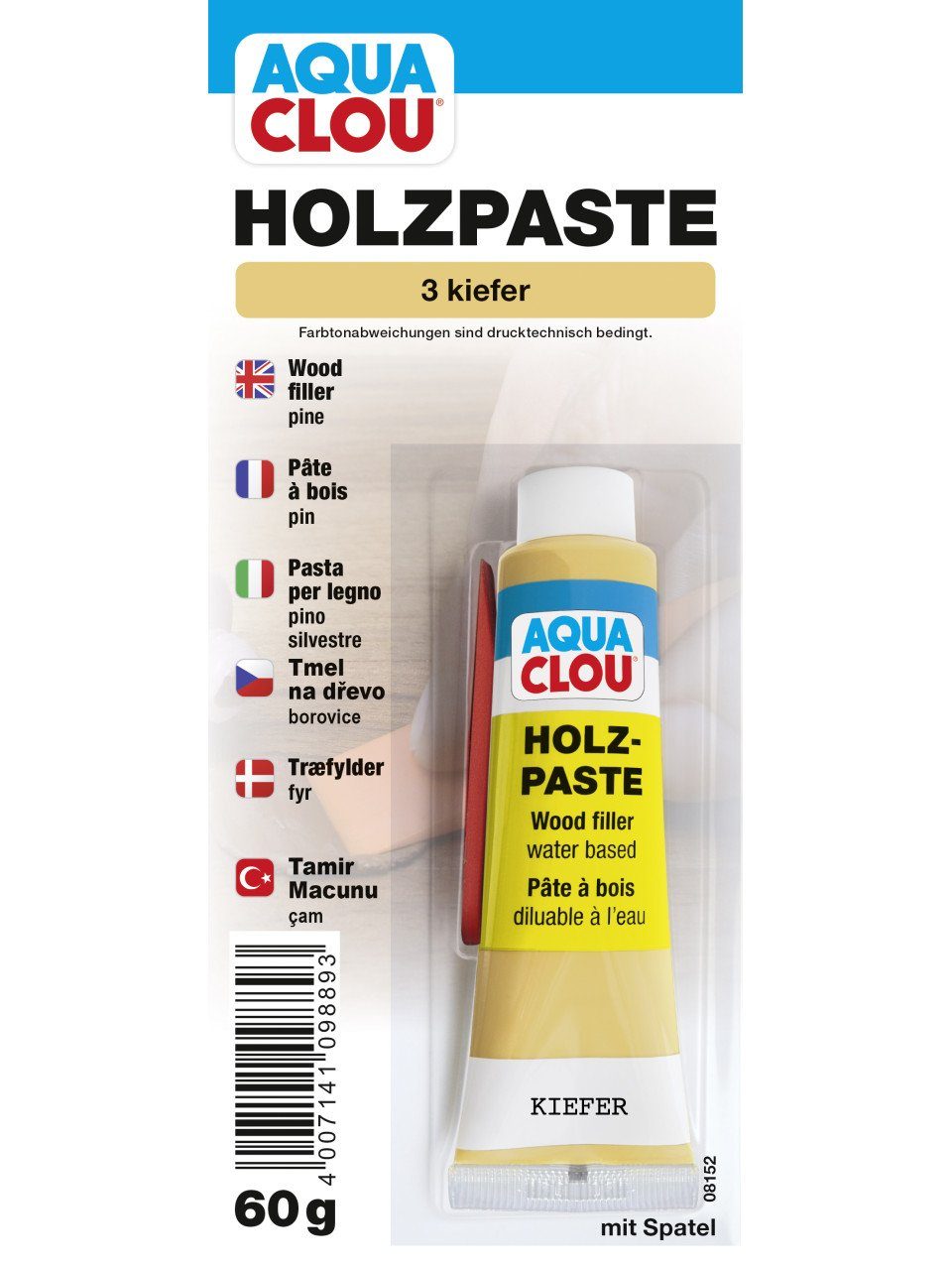 Aqua Clou Holzlack Clou Holzpaste 60 g kiefer