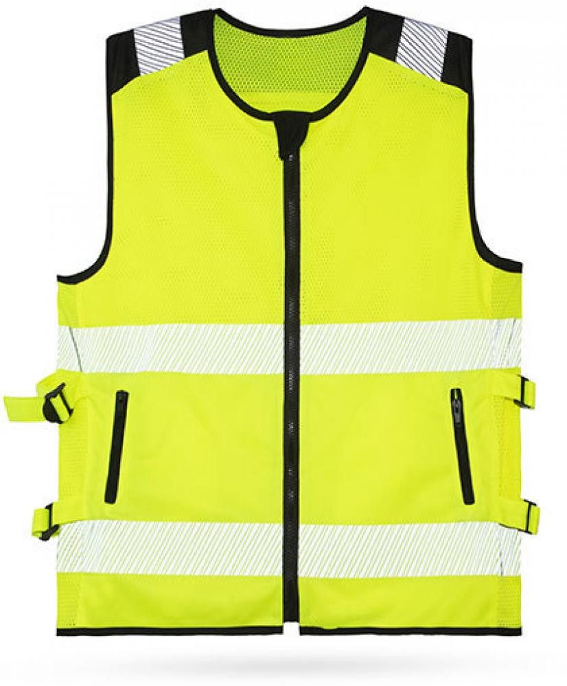 korntex Warnweste Motorradweste aus High-Tech Mesh - Naxos