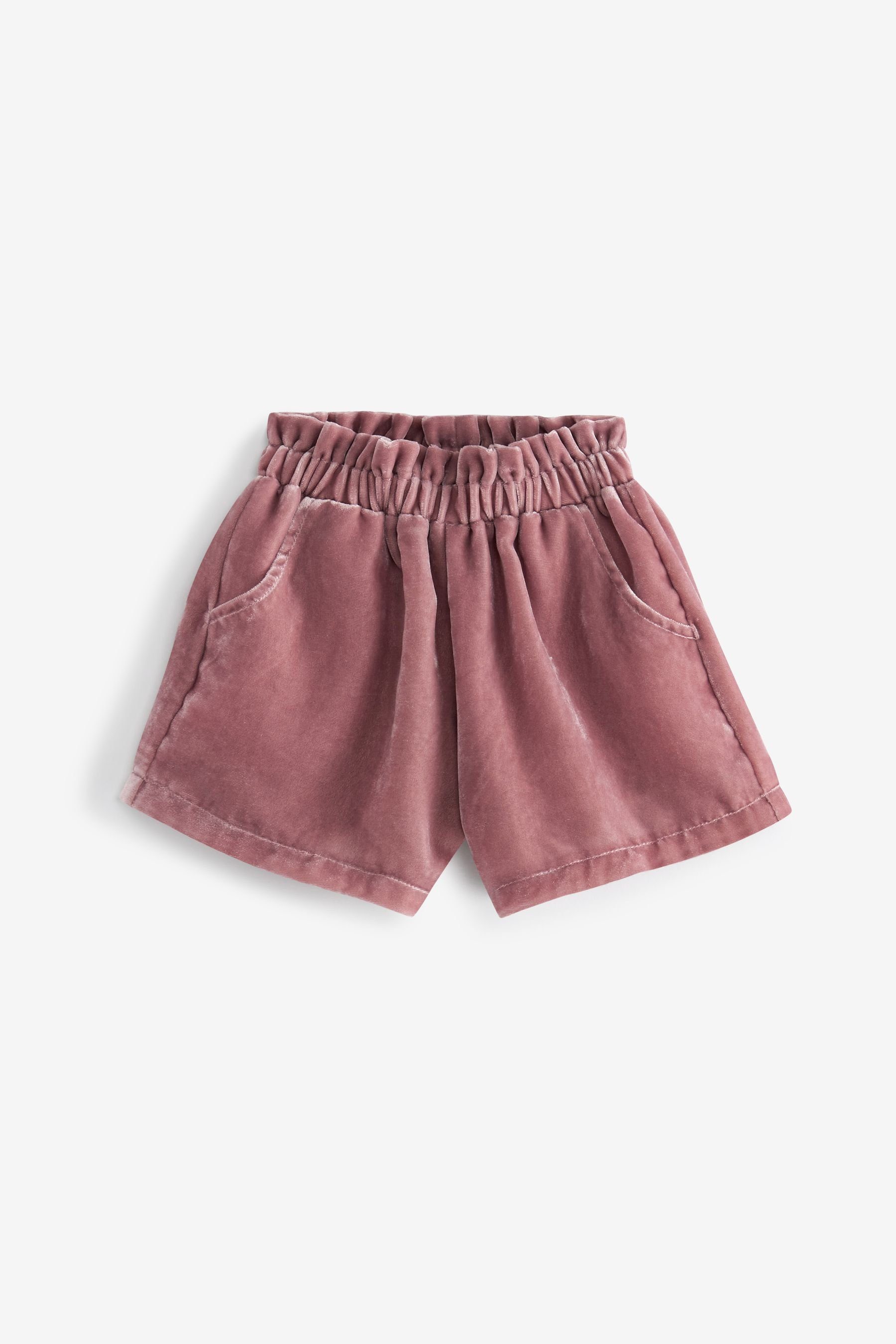 Next Shorts Samt-Shorts (1-tlg) Pink