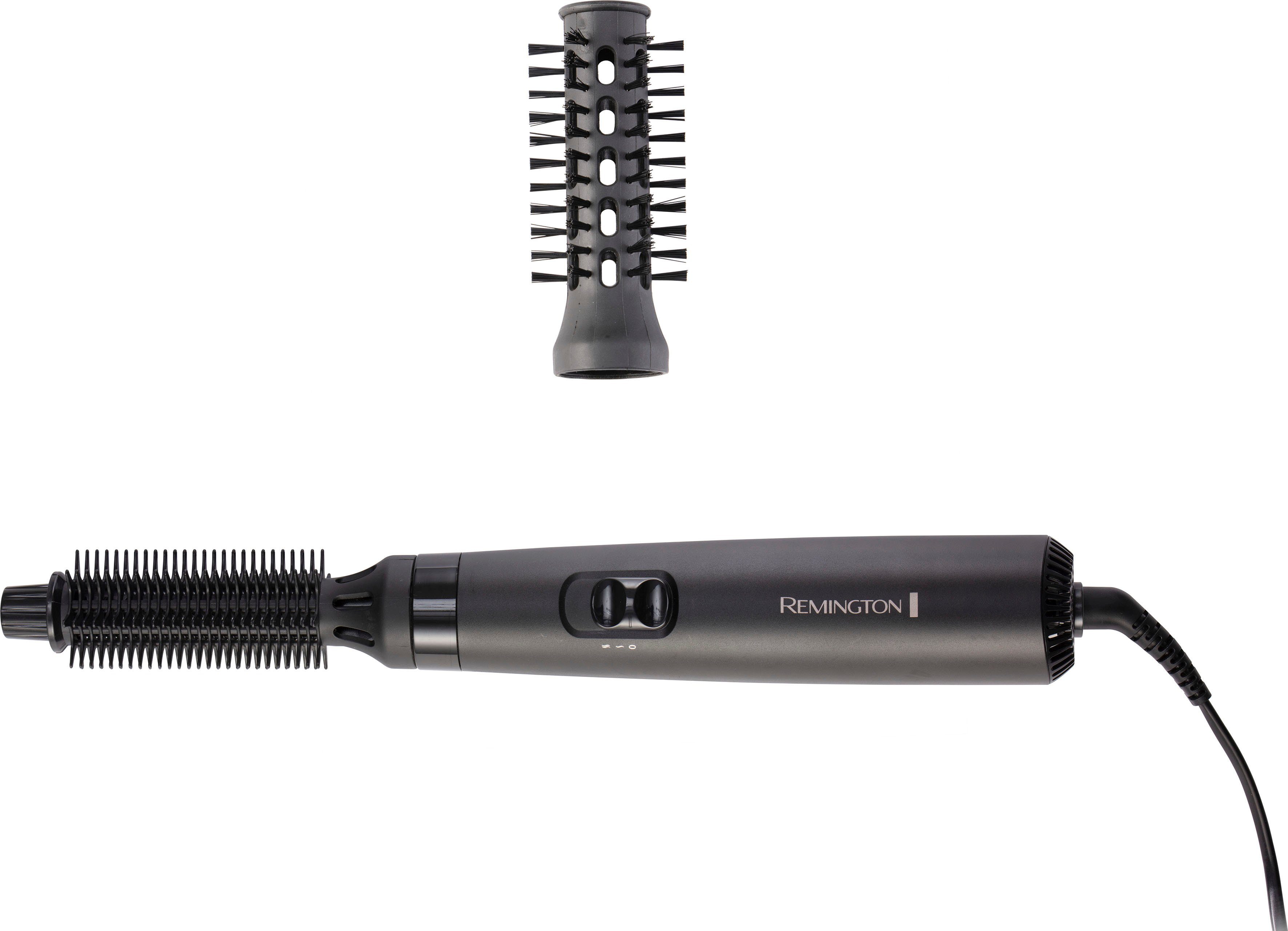 Blow AS7100, & Dry (Airstyler/Rundbürste/Lockenbürste) Watt, für Haare Style 400 kurze Remington Warmluftbürste