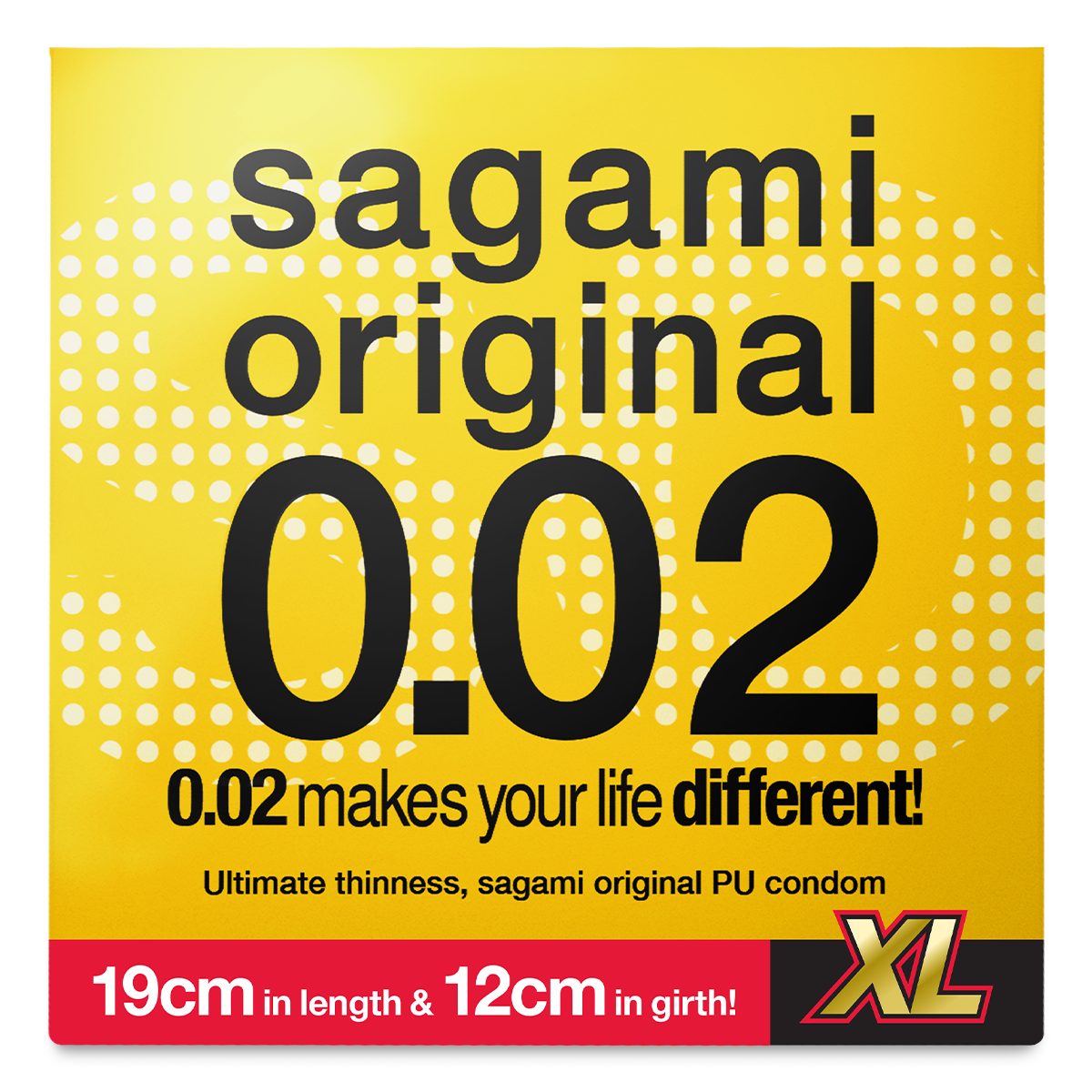 Sagami Kondome Original XL-Size Packung mit, 1 St., latexfrei, 1 besonders großes Kondom für Latex-Allergiker