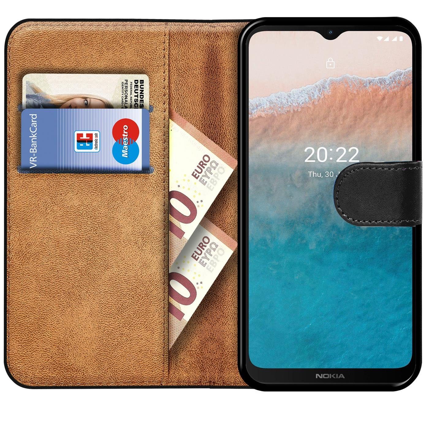 CoolGadget Handyhülle Book Case Handy Tasche für Nokia C21 Plus 6,52 Zoll, Hülle Klapphülle Flip Cover für Nokia C21 Plus Schutzhülle stoßfest