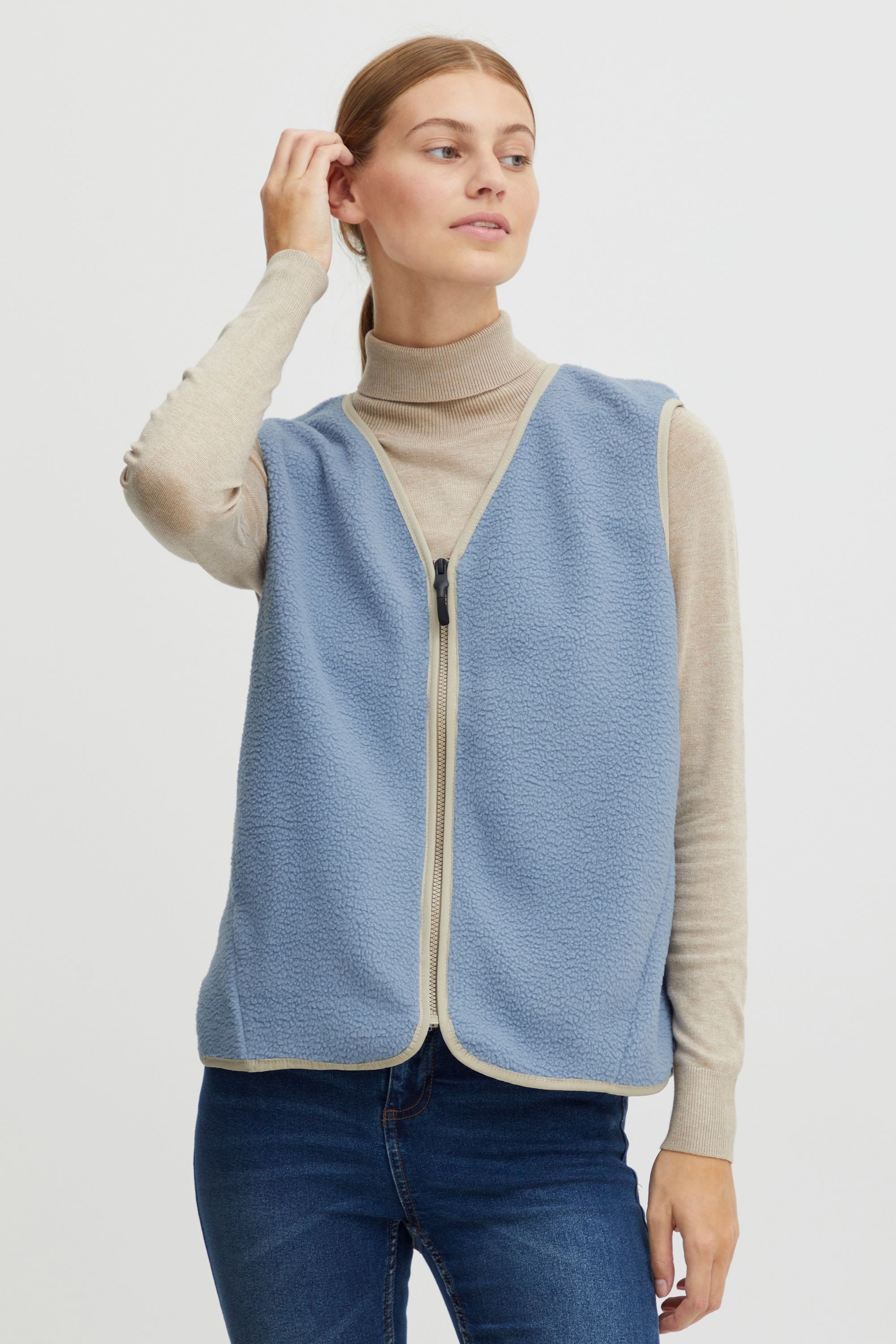 OXMO Kurzweste OXPianne 21800103-ME Modische Jacke günstig online kaufen