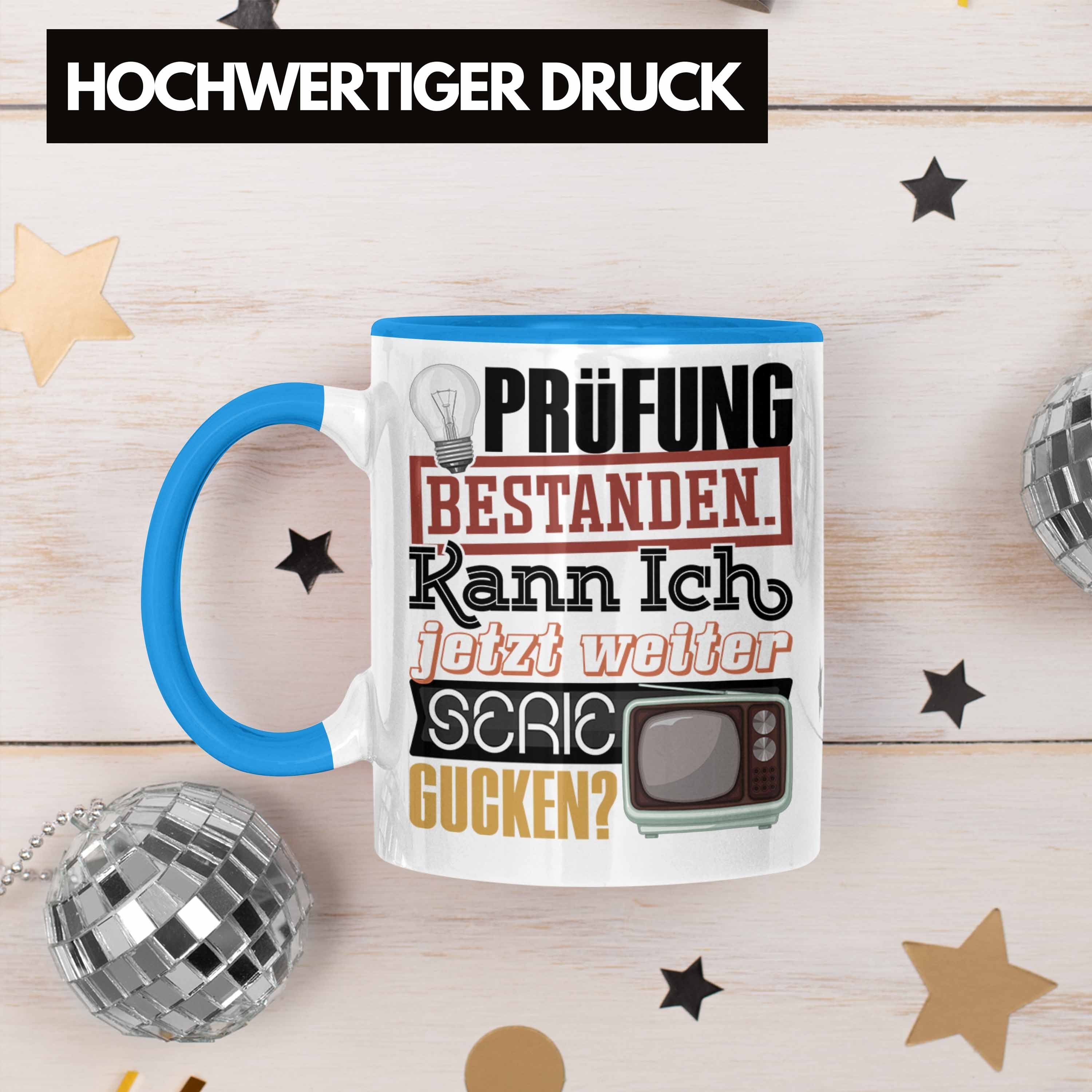 Besta Master Tasse Prüfung Blau Bachelor Studium Bestanden Geschenk Prüfung Tasse Trendation