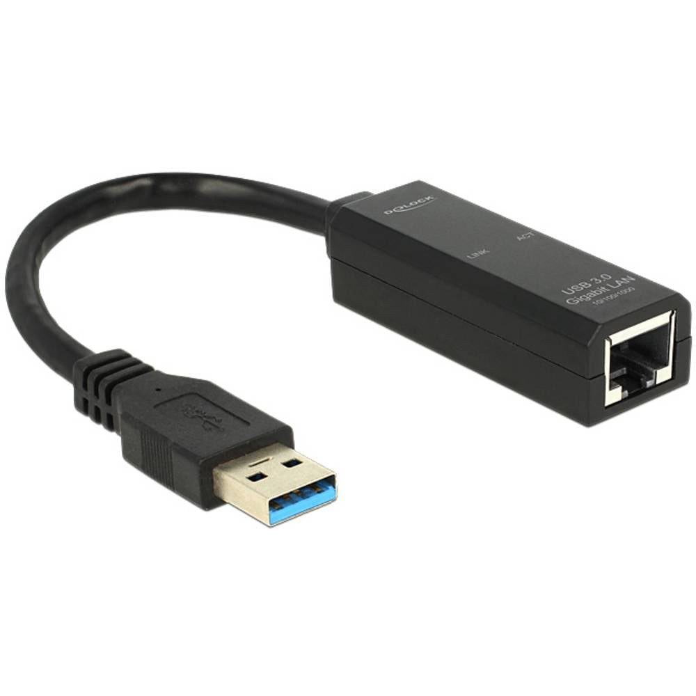 Delock 62616 Netzwerkadapter 1000 MBit/s USB, RJ45 Netzwerk-Adapter