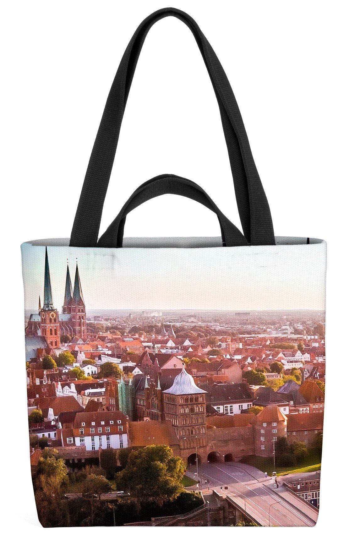 VOID Henkeltasche (1-tlg), Lübeck Lübecker Dom Obertrave Marzipan Europäisches Hansemuseum Hols