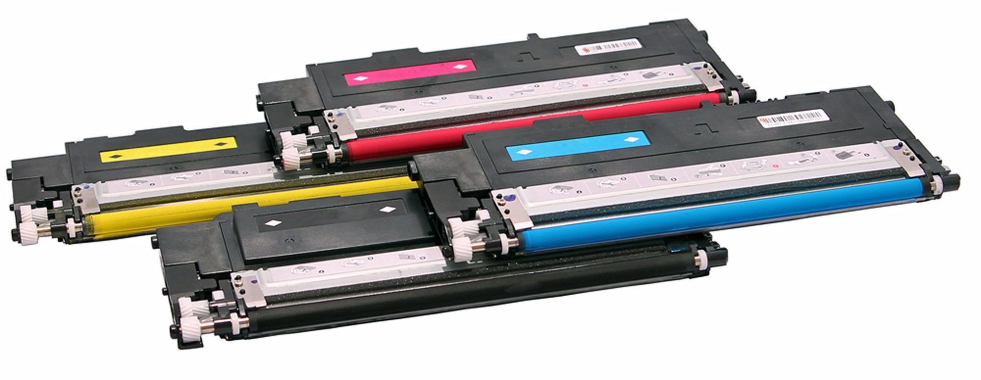 ABC Tonerkartusche, (Kompatibles Set 4x Toner für Samsung P406C CLT-P406C CLP360 CLP360N, Samsung CLP360 CLP360N CLP360ND CLP365 CLP365W CLX3300 CLX3305 CLX3305), FN CLX3305FW CLX3305W Xpress C410W C460FW C460W C467W SL-C410 SL-C410w